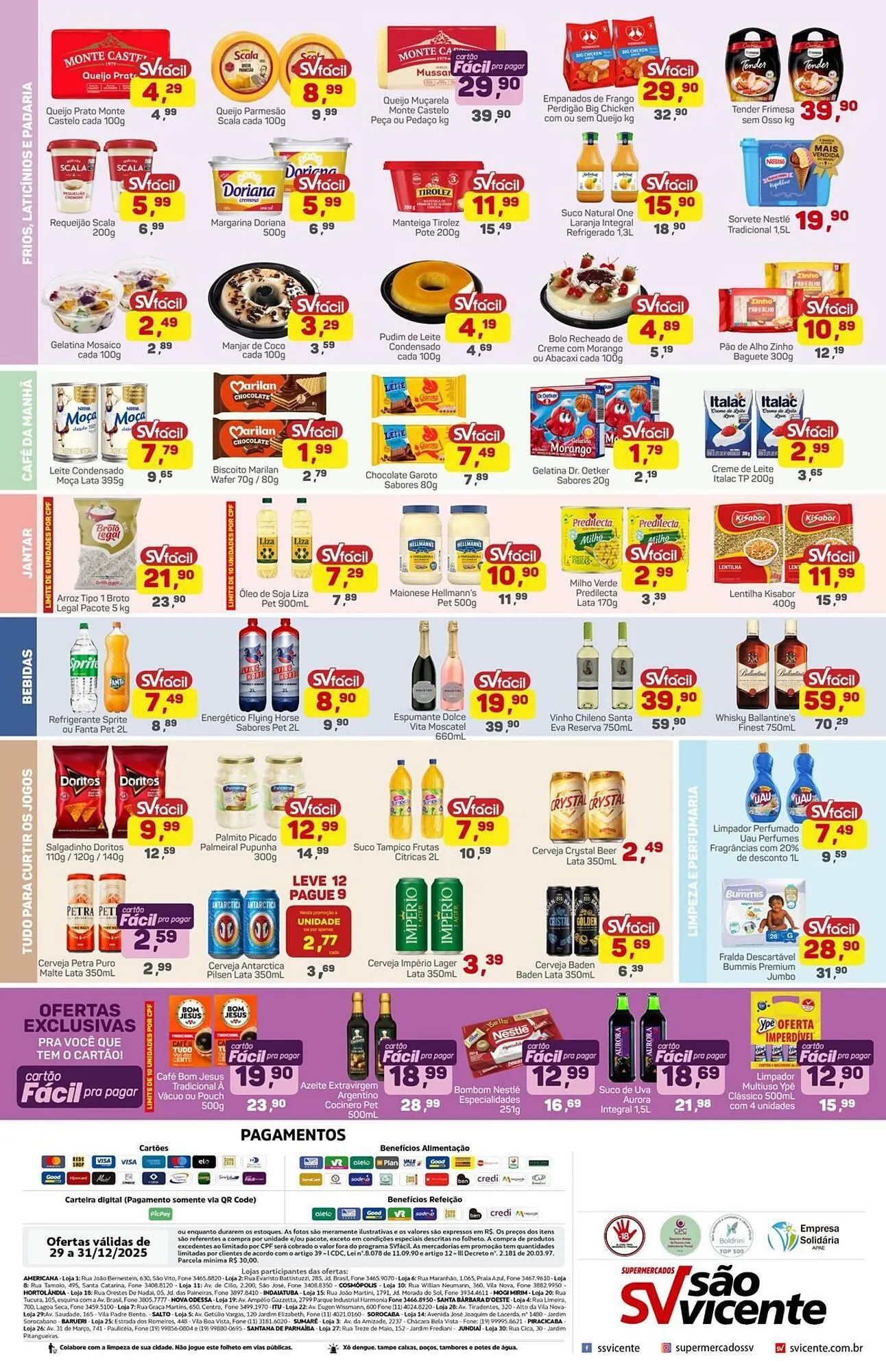 Encarte de Catálogo Supermercados São Vicente 29 de dezembro até 31 de dezembro 2025 - Pagina 2