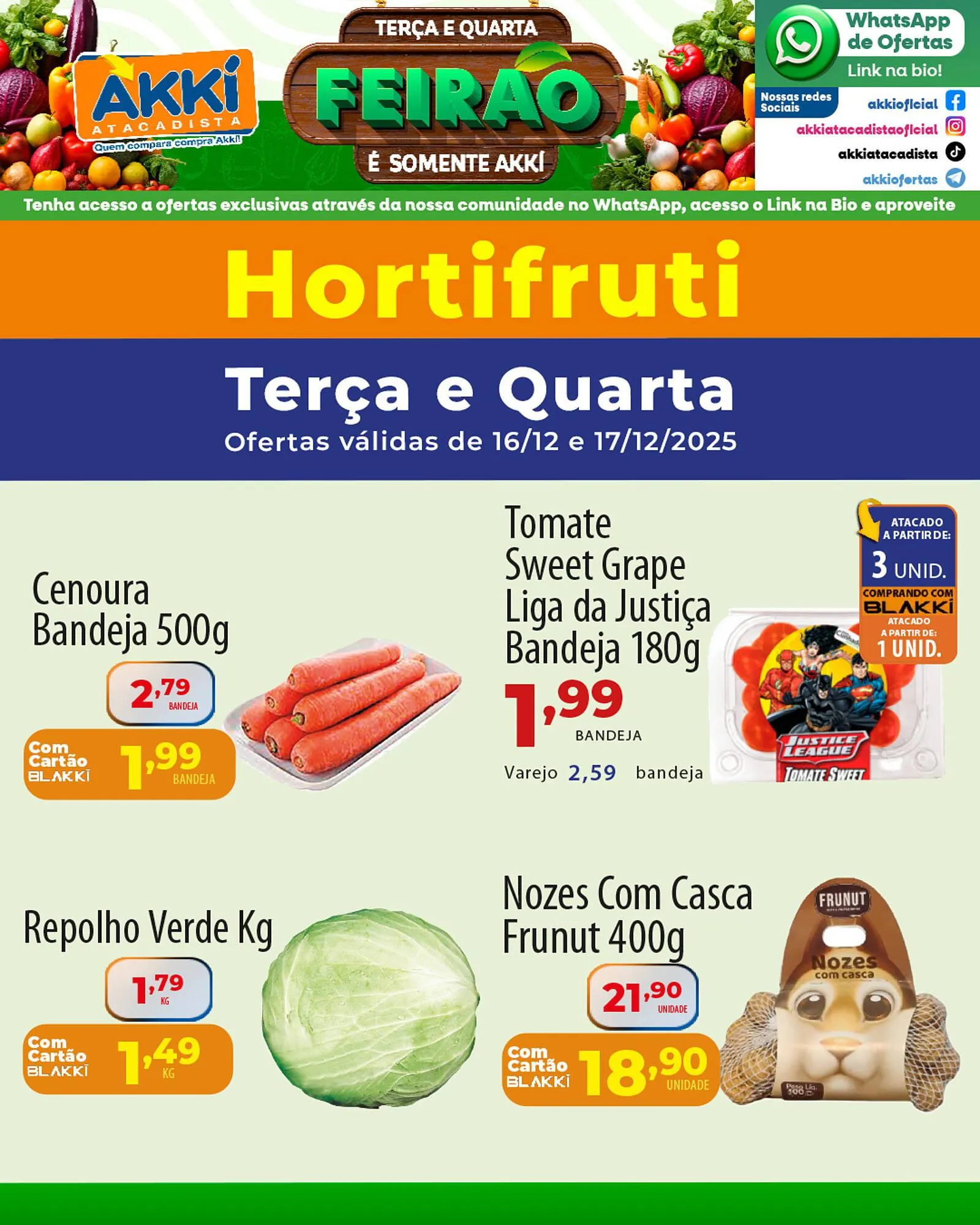 Encarte de Folheto Akki Atacadista 16 de dezembro até 16 de dezembro 2025 - Pagina 1