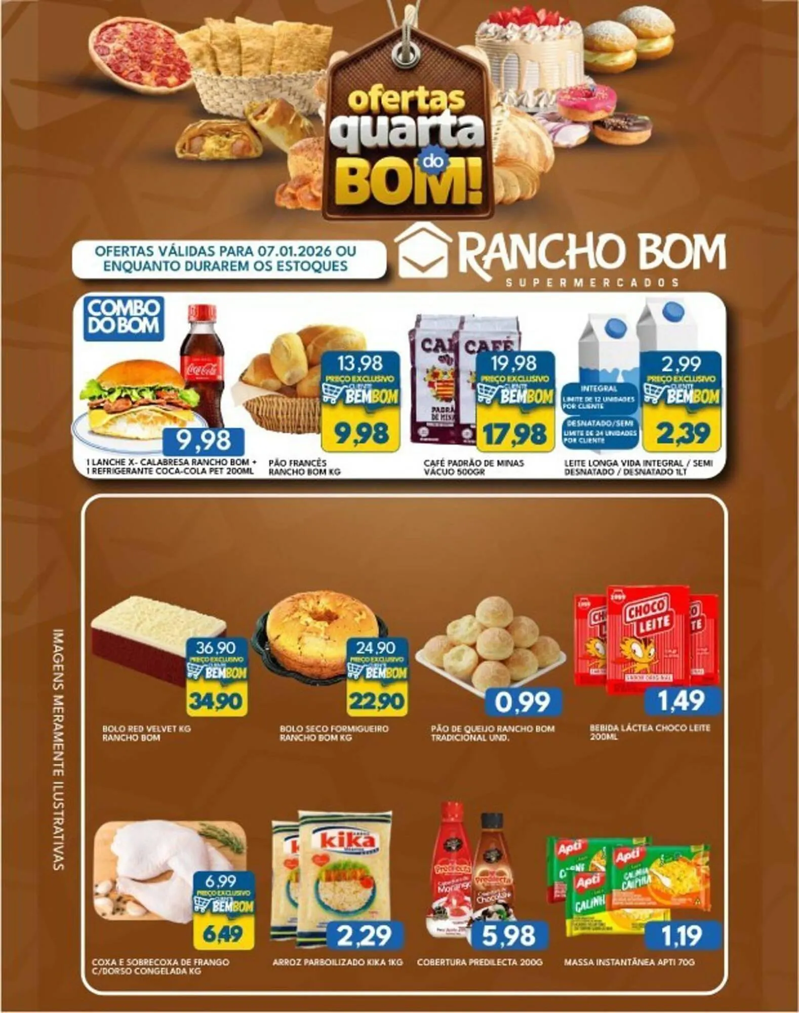 Encarte de Catálogo Rancho Bom Supermercados 7 de janeiro até 7 de janeiro 2026 - Pagina 1