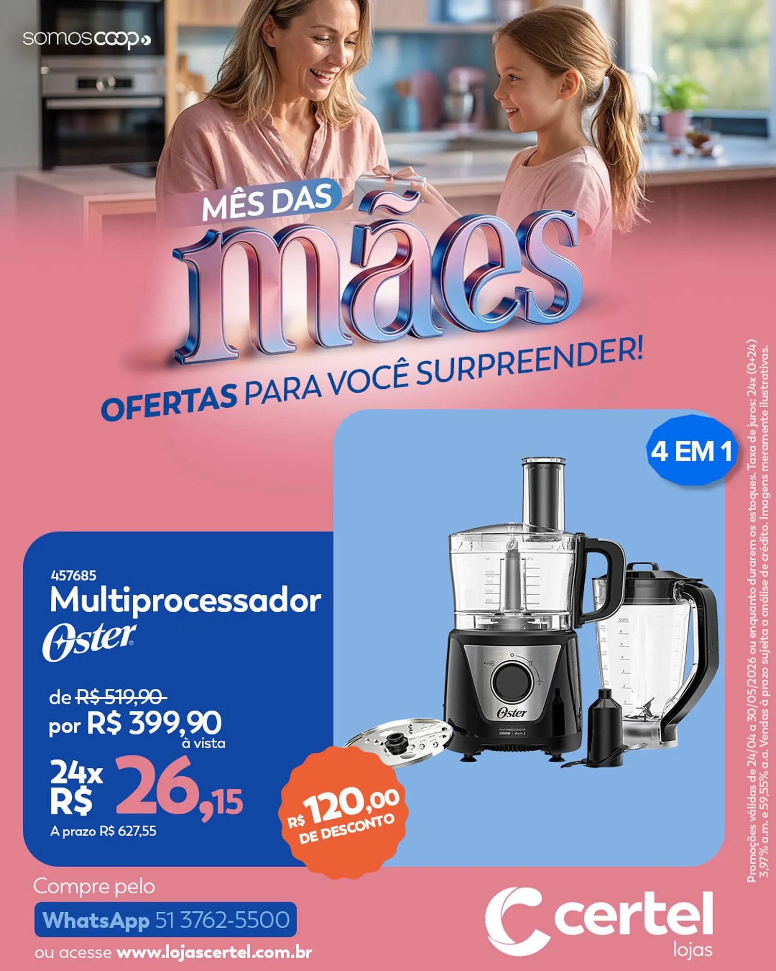 Encarte de Folheto Lojas Certel 24 de abril até 30 de maio 2026 - Pagina 4