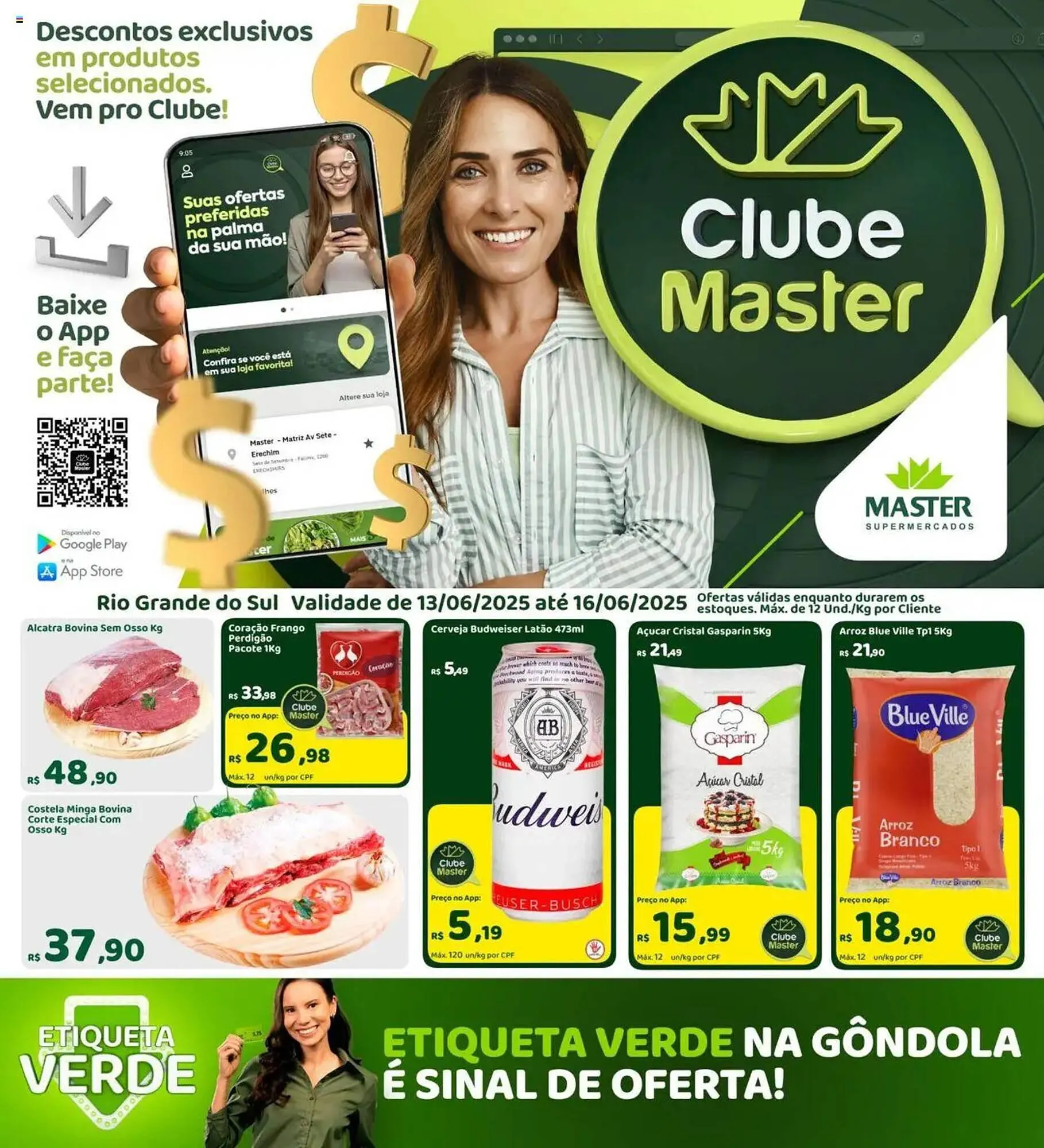 Encarte de Catálogo Master Supermercados 13 de junho até 17 de junho 2025 - Pagina 1