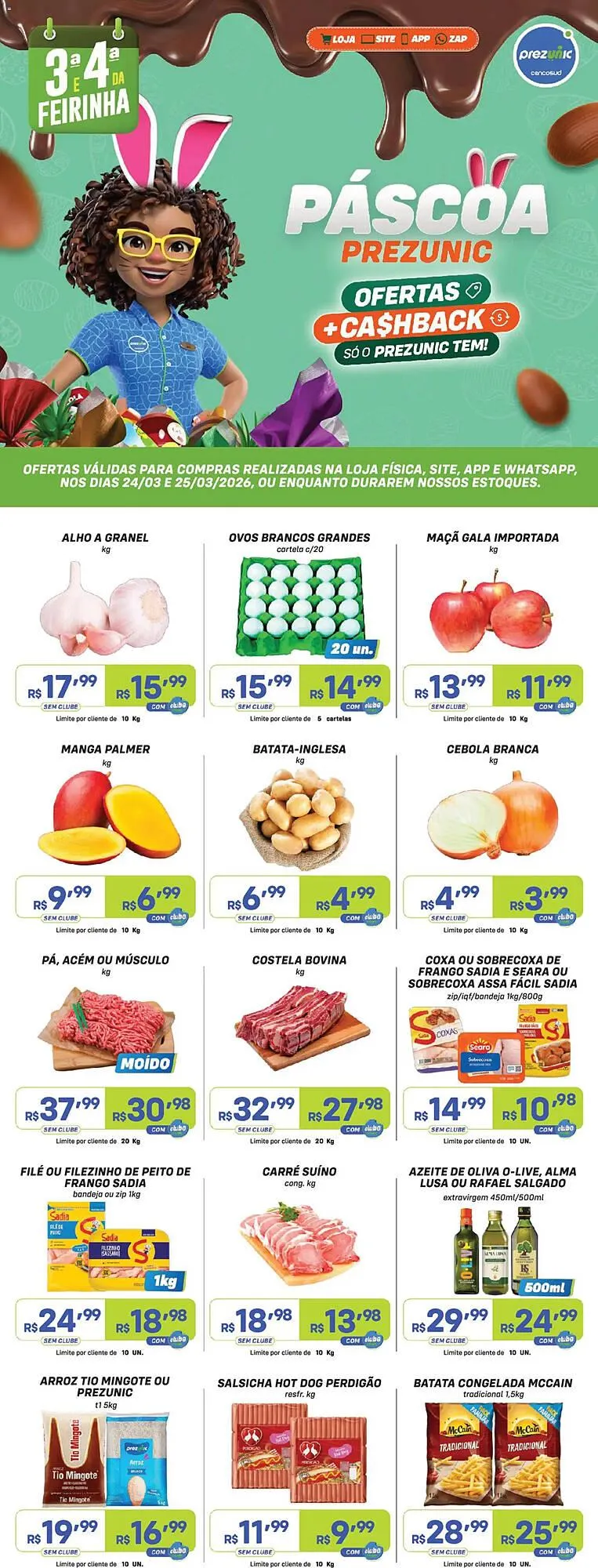 Encarte de Encarte Prezunic 24 de março até 25 de março 2026 - Pagina 1