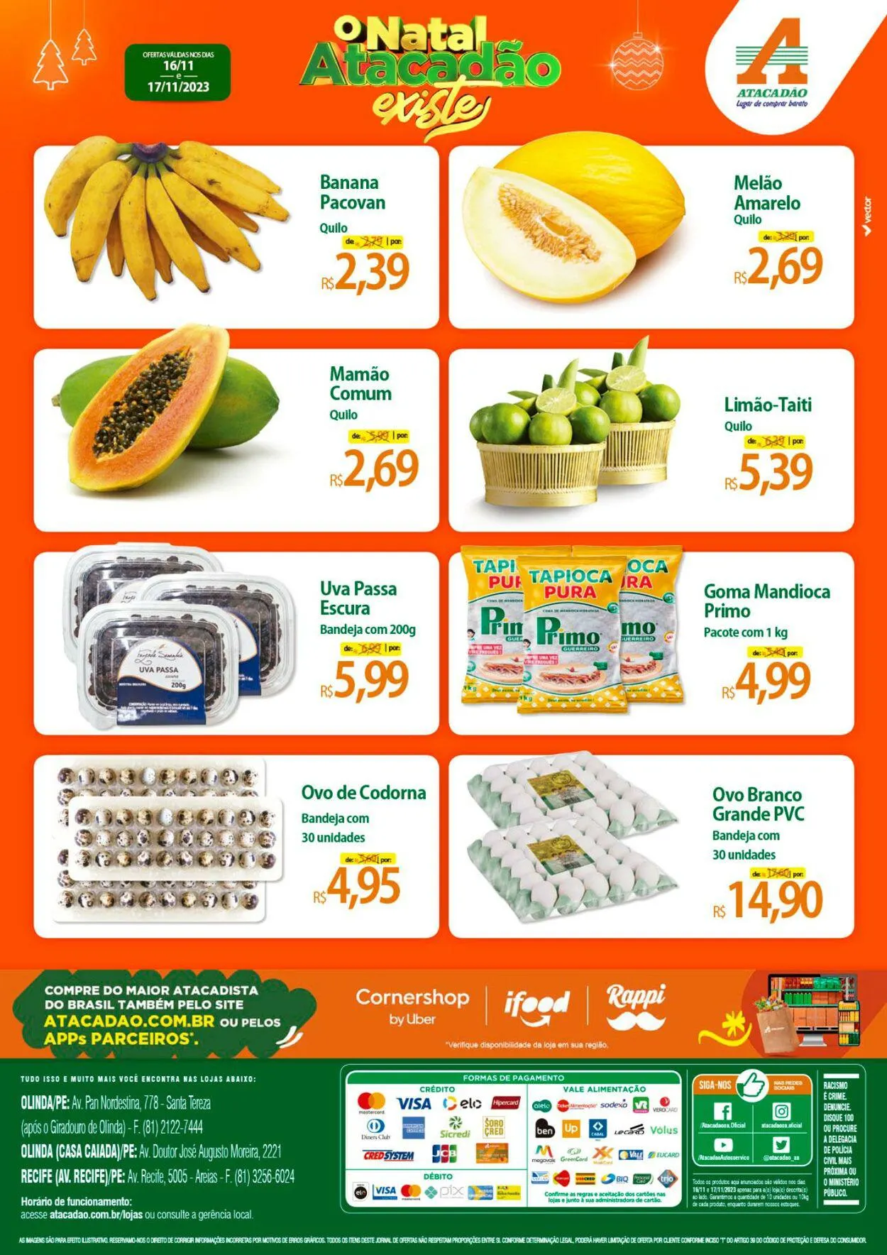 Encarte de Atacadão - PE - Olinda e Recife (Avenida Recife) 16 de novembro até 17 de novembro 2023 - Pagina 2