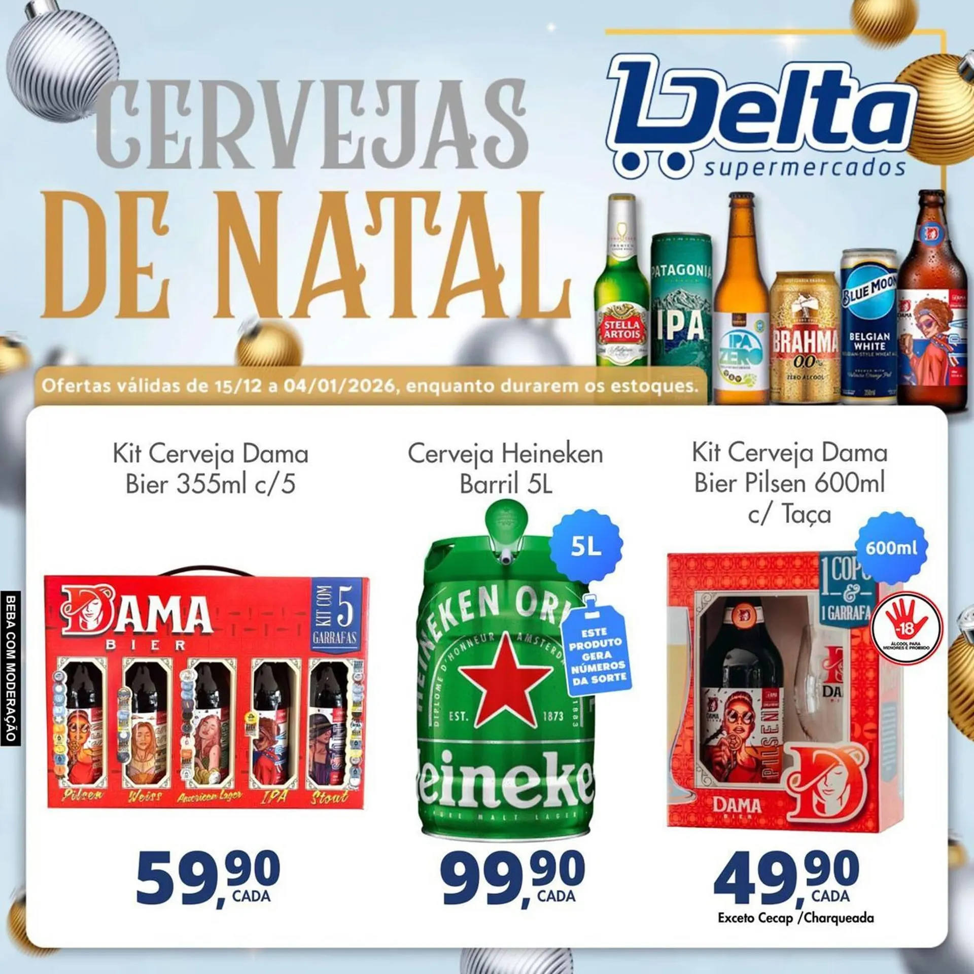 Encarte de Catálogo Delta Supermercados 15 de dezembro até 4 de janeiro 2026 - Pagina 1
