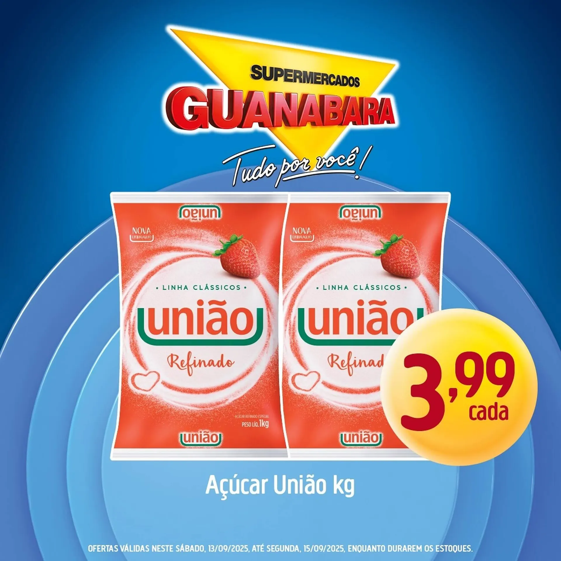 Encarte de Encarte Supermercados Guanabara 12 de setembro até 15 de setembro 2025 - Pagina 1