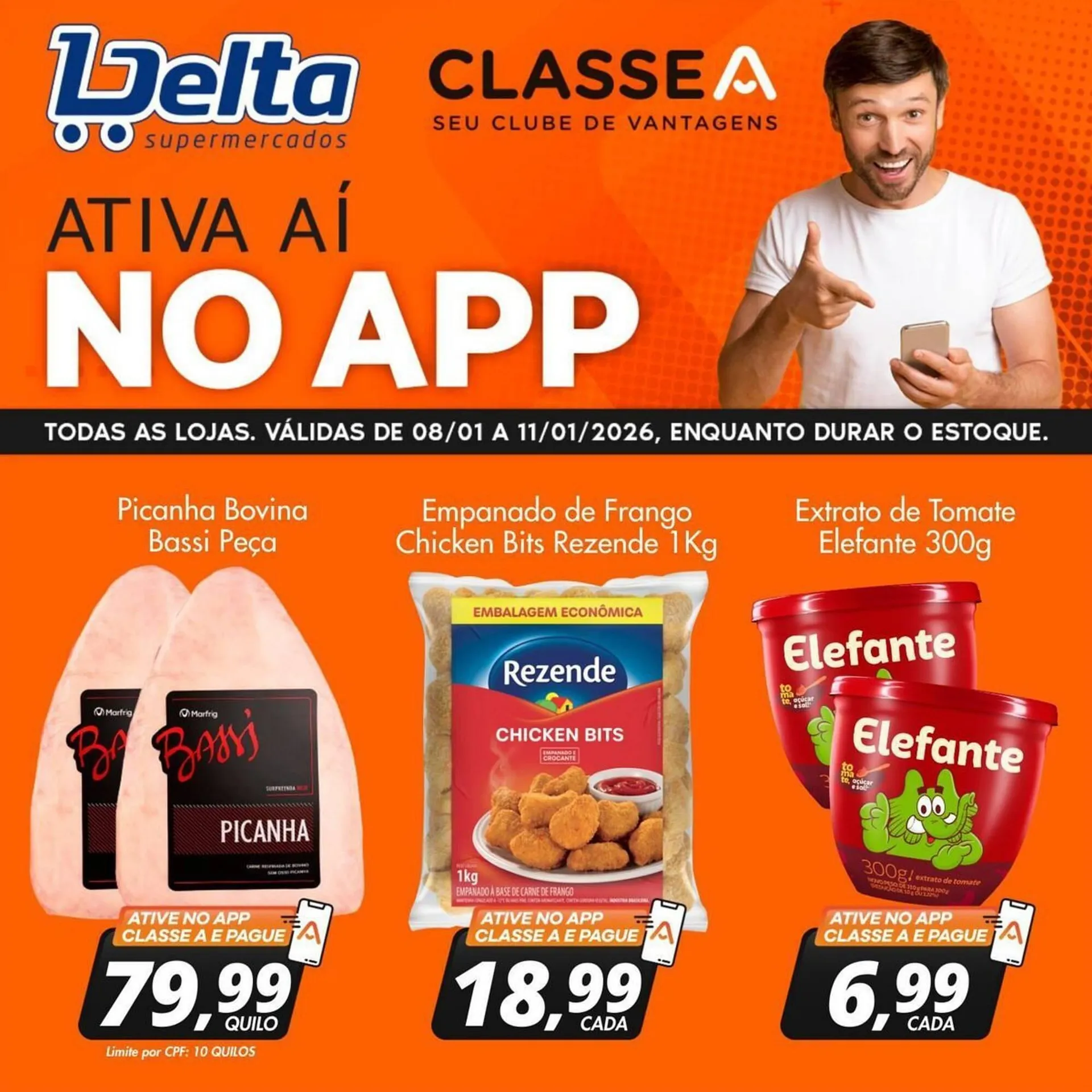Encarte de Catálogo Delta Supermercados 8 de janeiro até 11 de janeiro 2026 - Pagina 3