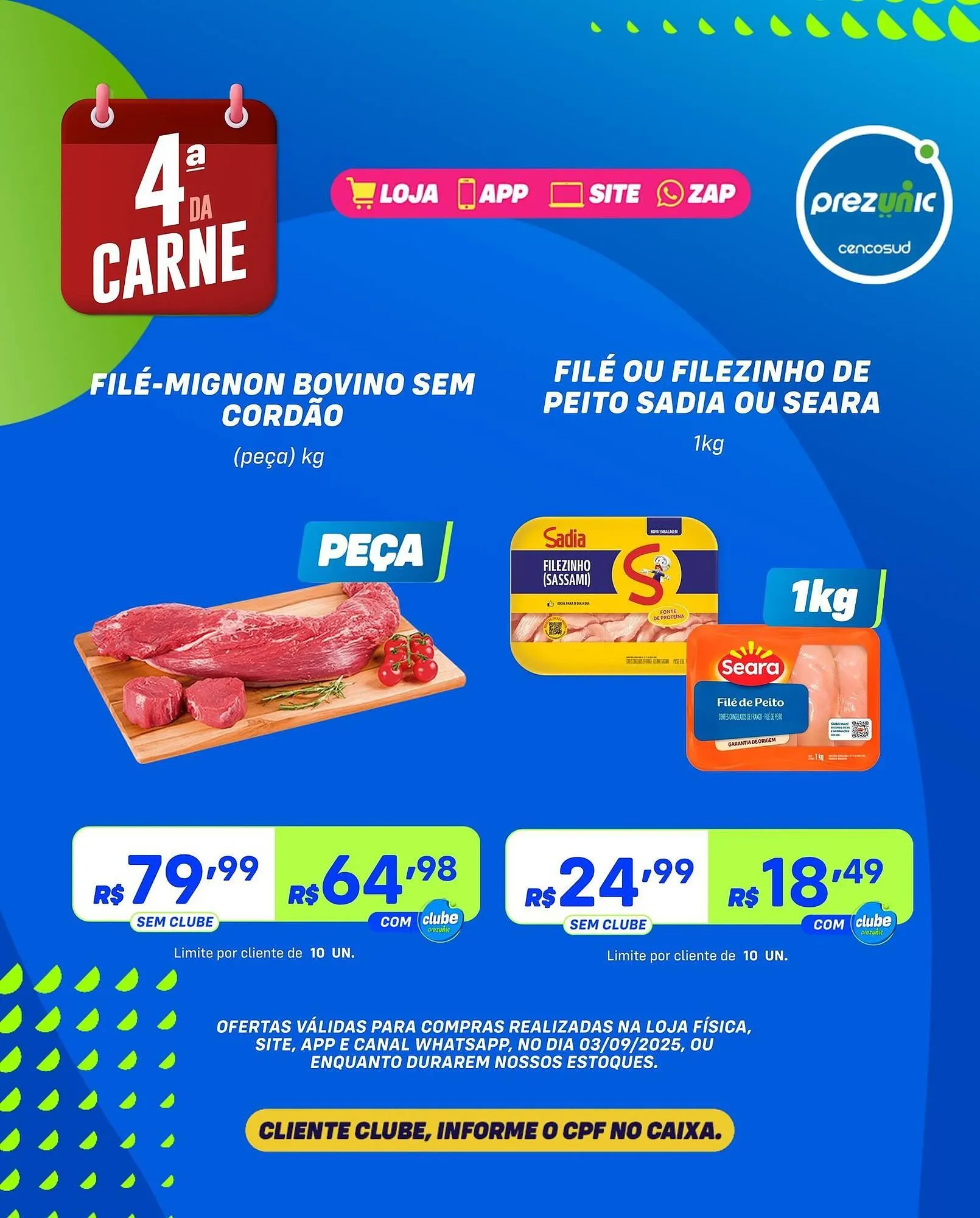 Encarte de Encarte Prezunic 3 de setembro até 3 de setembro 2025 - Pagina 3