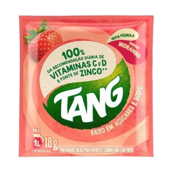 Suco Tang em Pó de Morango 18g 1 UN