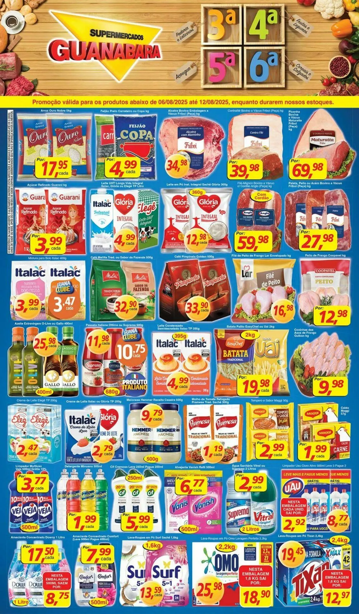 Encarte de Supermercados Guanabara 6 de agosto até 7 de agosto 2025 - Pagina 12