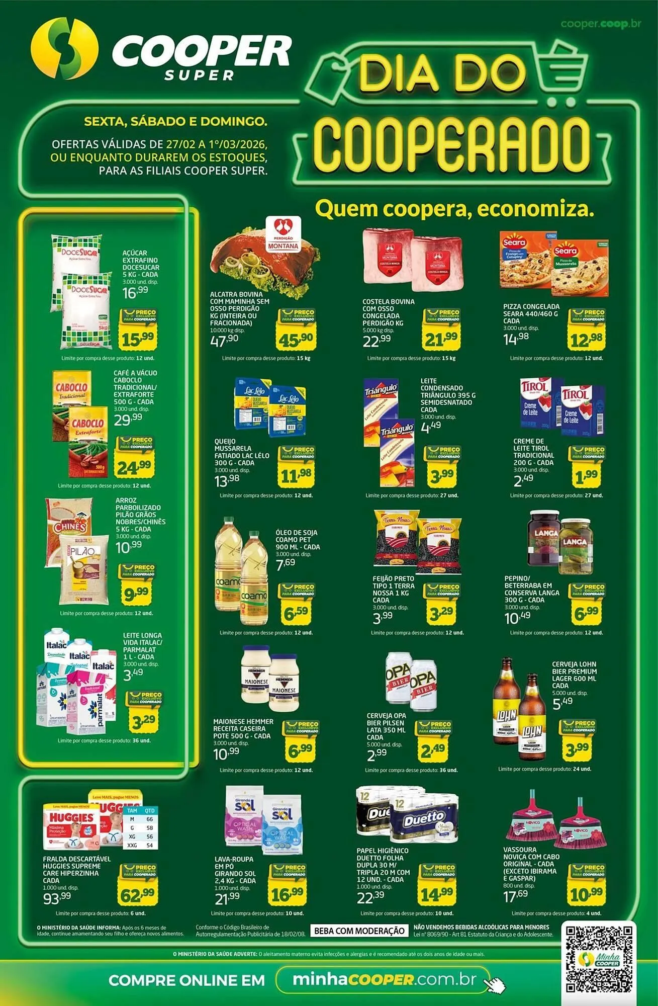 Encarte de Tabloide Cooper 27 de fevereiro até 1 de março 2026 - Pagina 1