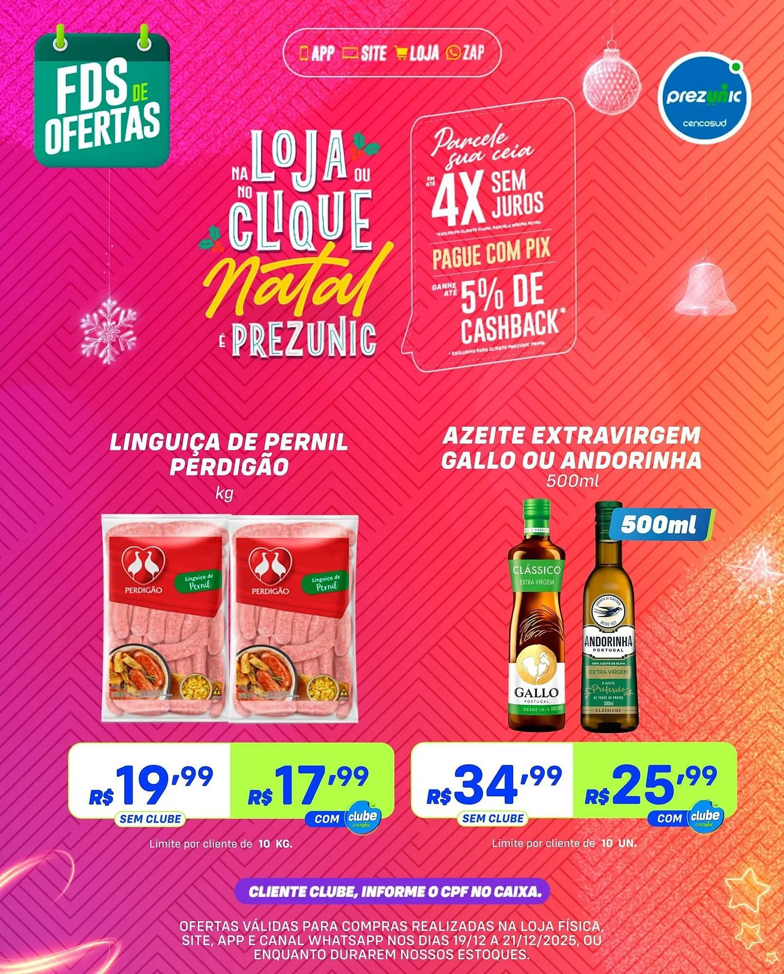 Encarte de Encarte Prezunic 19 de dezembro até 21 de dezembro 2025 - Pagina 5