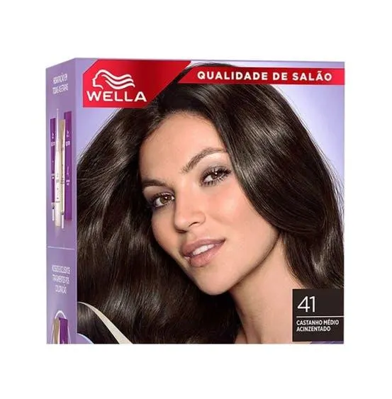 Tintura Koleston 4.1 Castanho Médio Acizentado