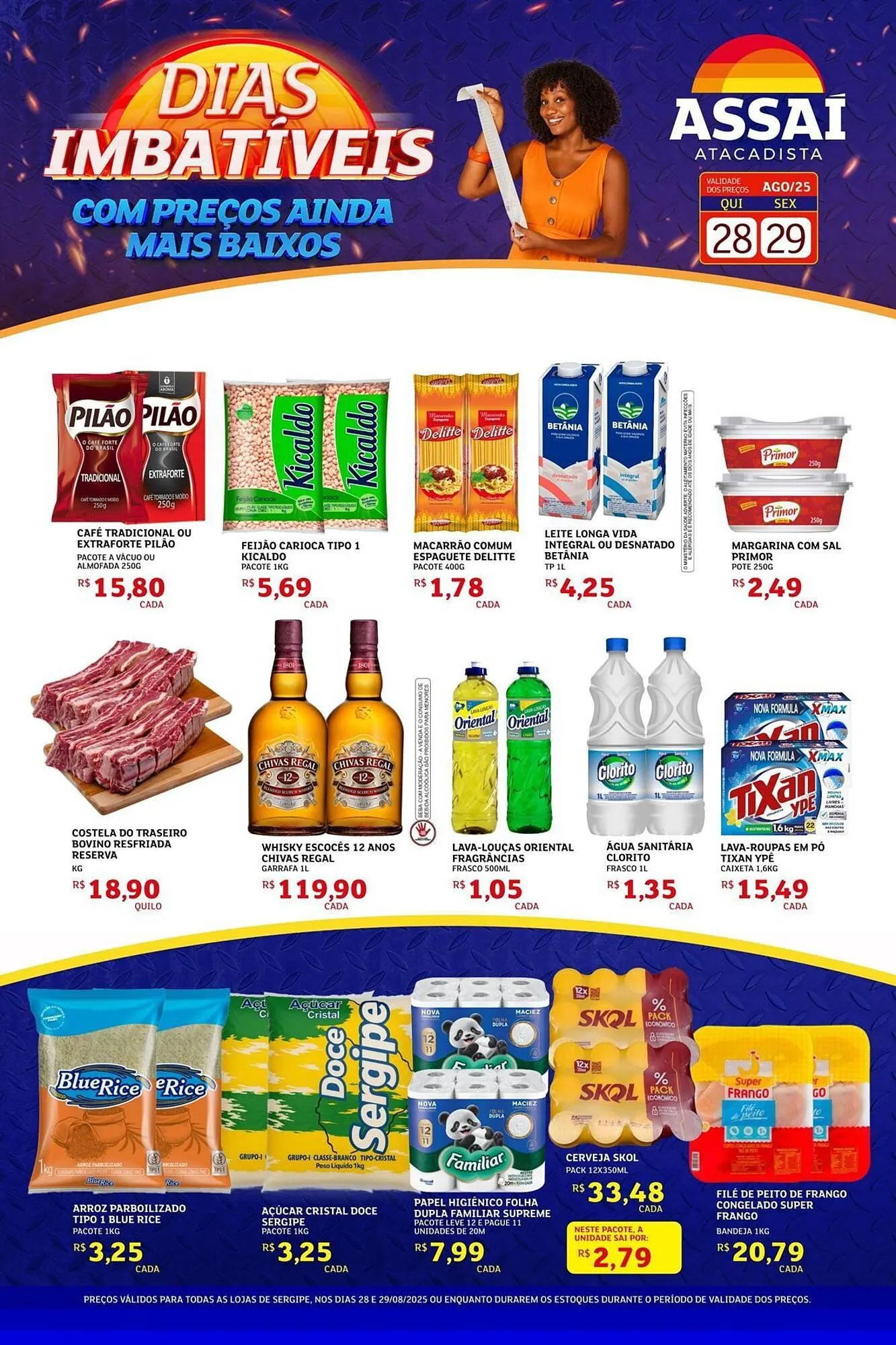 Encarte de Catálogo Assaí Atacadista 28 de agosto até 29 de agosto 2025 - Pagina 1