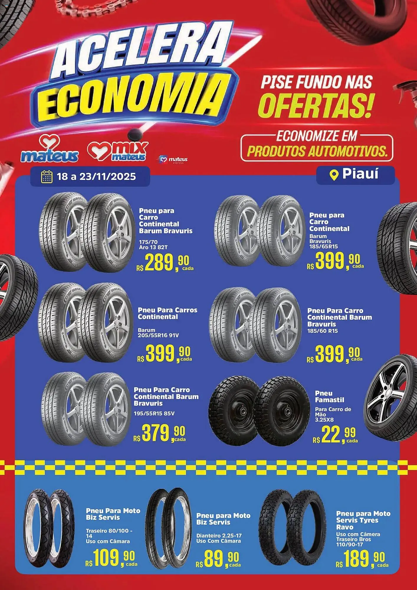 Encarte de Catálogo Supermercados Mateus 18 de novembro até 24 de novembro 2025 - Pagina 1