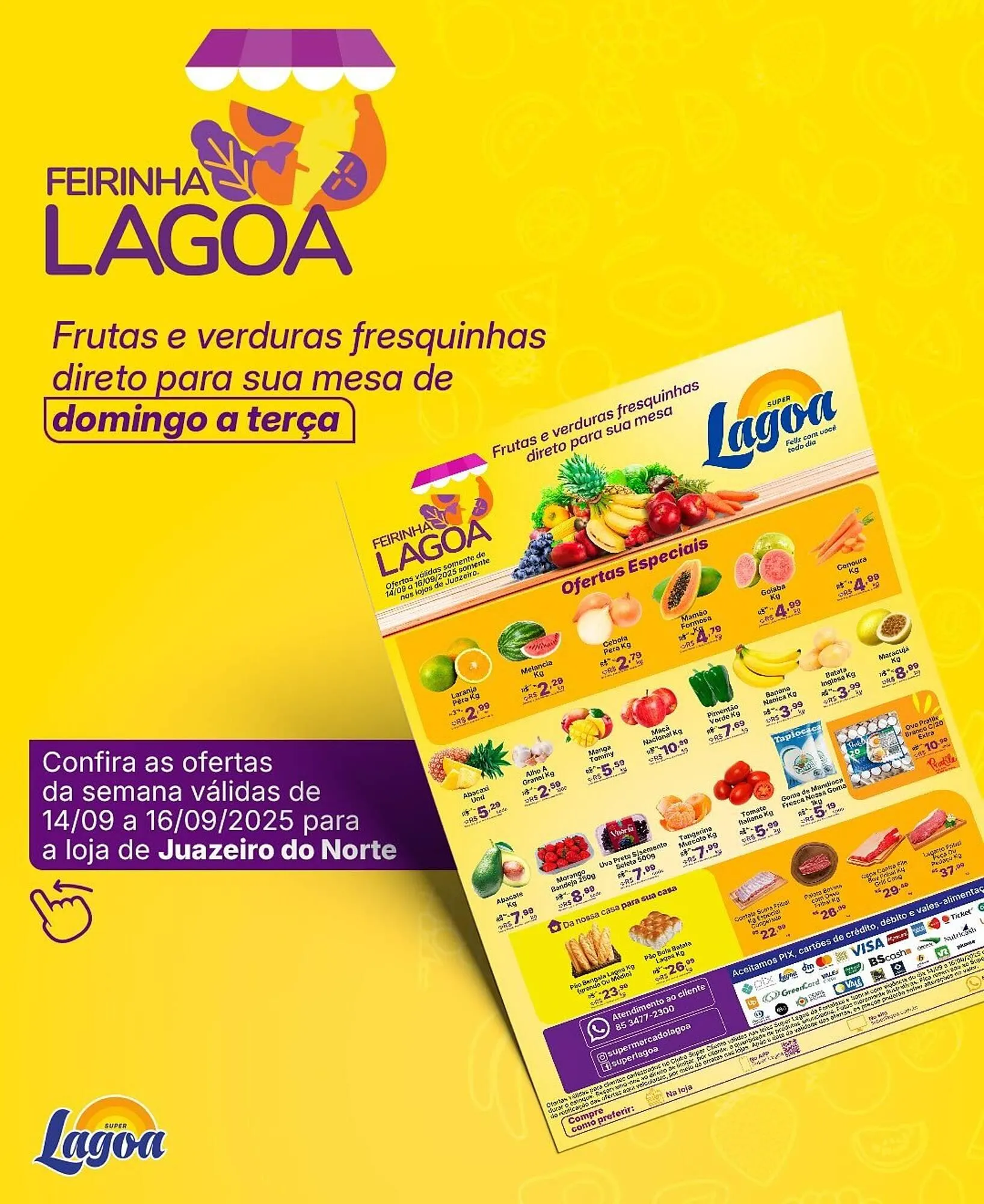 Encarte de Encarte Super Lagoa 14 de setembro até 16 de setembro 2025 - Pagina 1