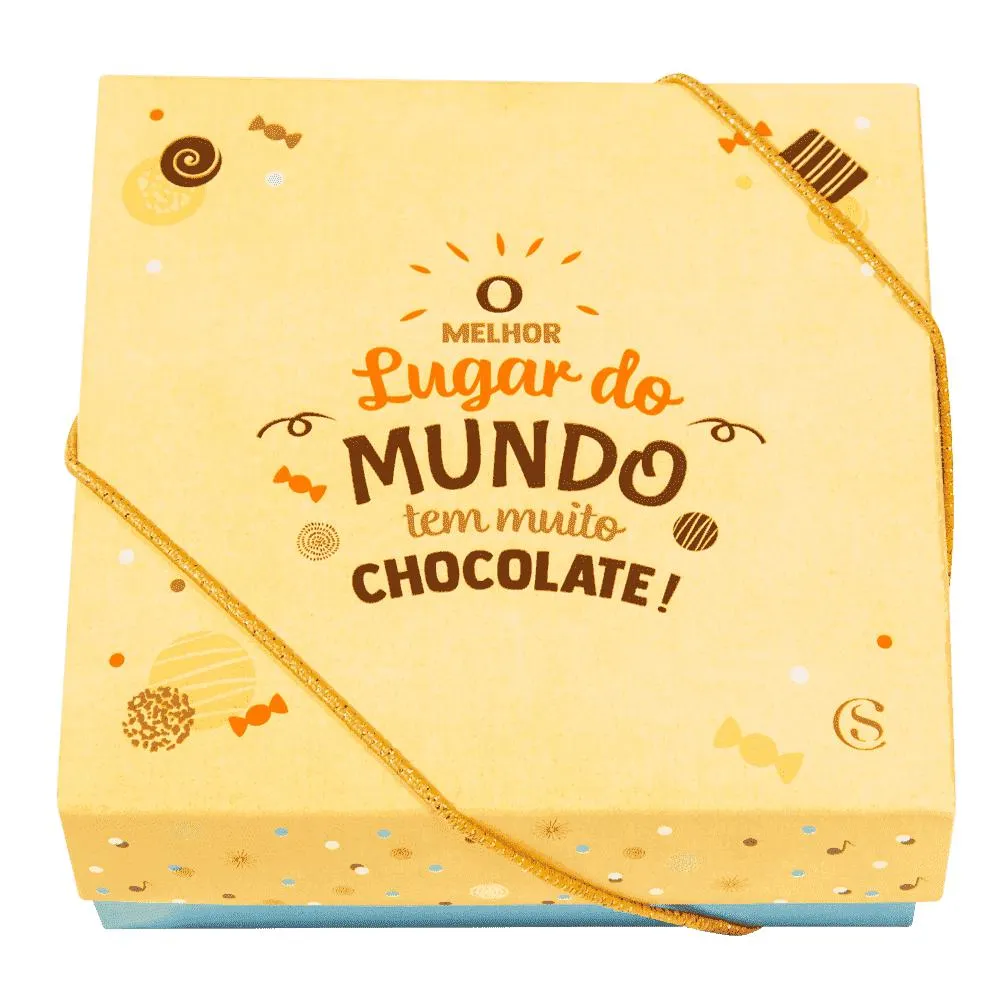 CAIXA DE PRESENTE COM ELÁSTICO P