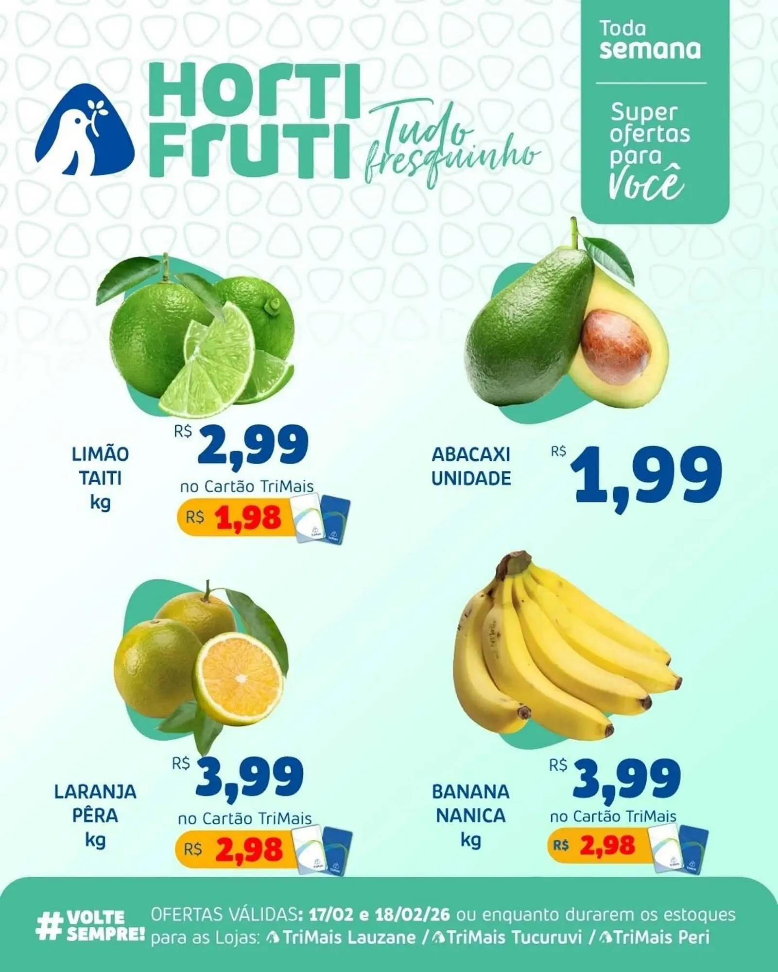 Encarte de Catálogo Trimais Supermercado 17 de fevereiro até 18 de fevereiro 2026 - Pagina 3