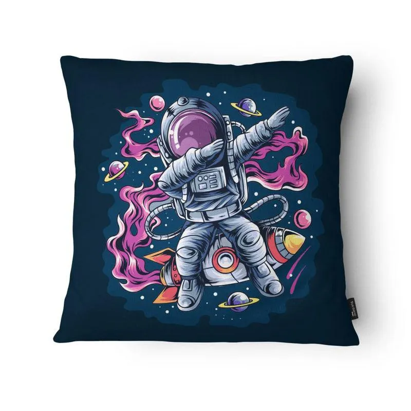 Capa Almofada Sarja Teen/kids Astronauta Pose 43x43cm - Tuti Gottô