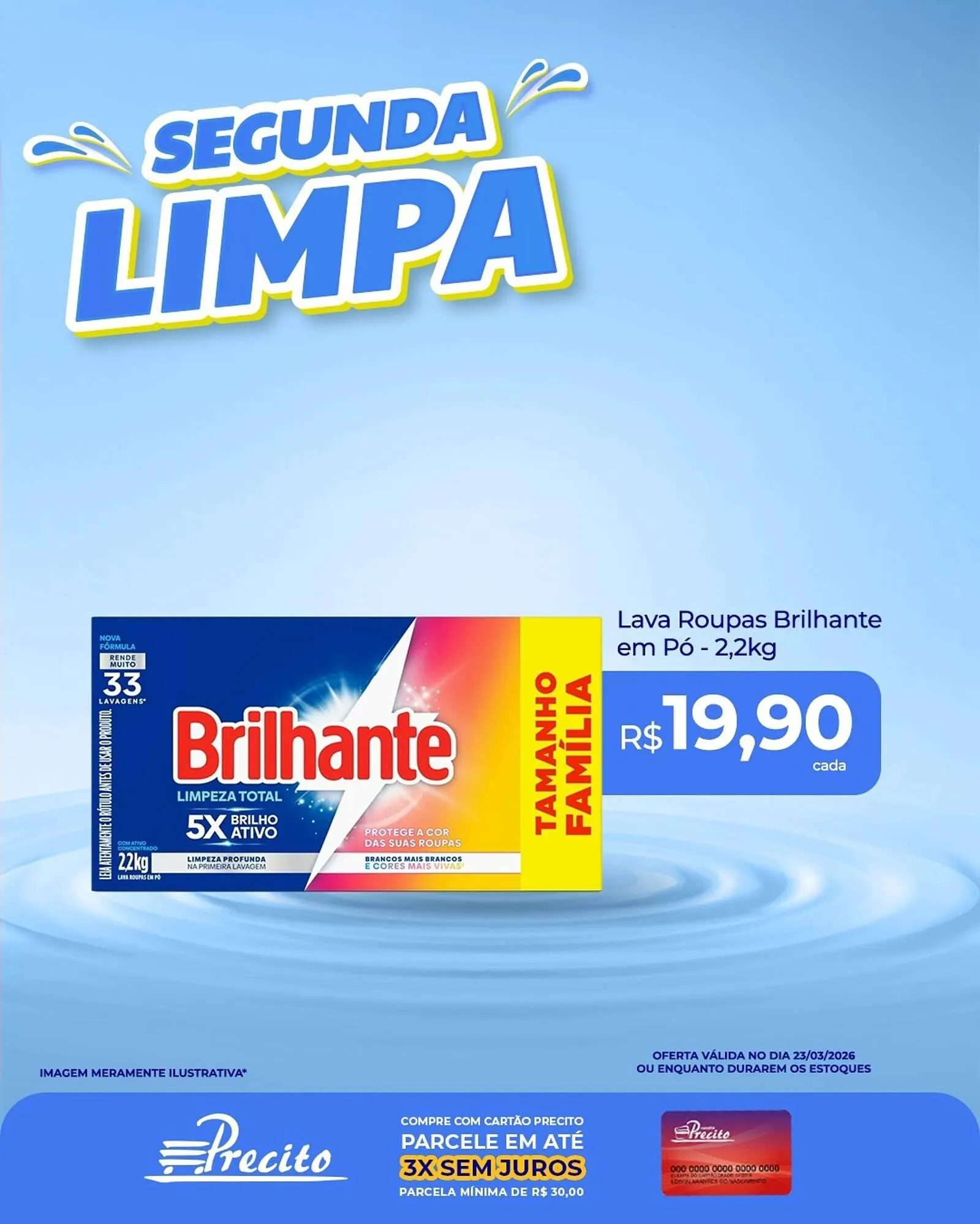 Encarte de Catálogo Supermercado Precito 23 de março até 23 de março 2026 - Pagina 1