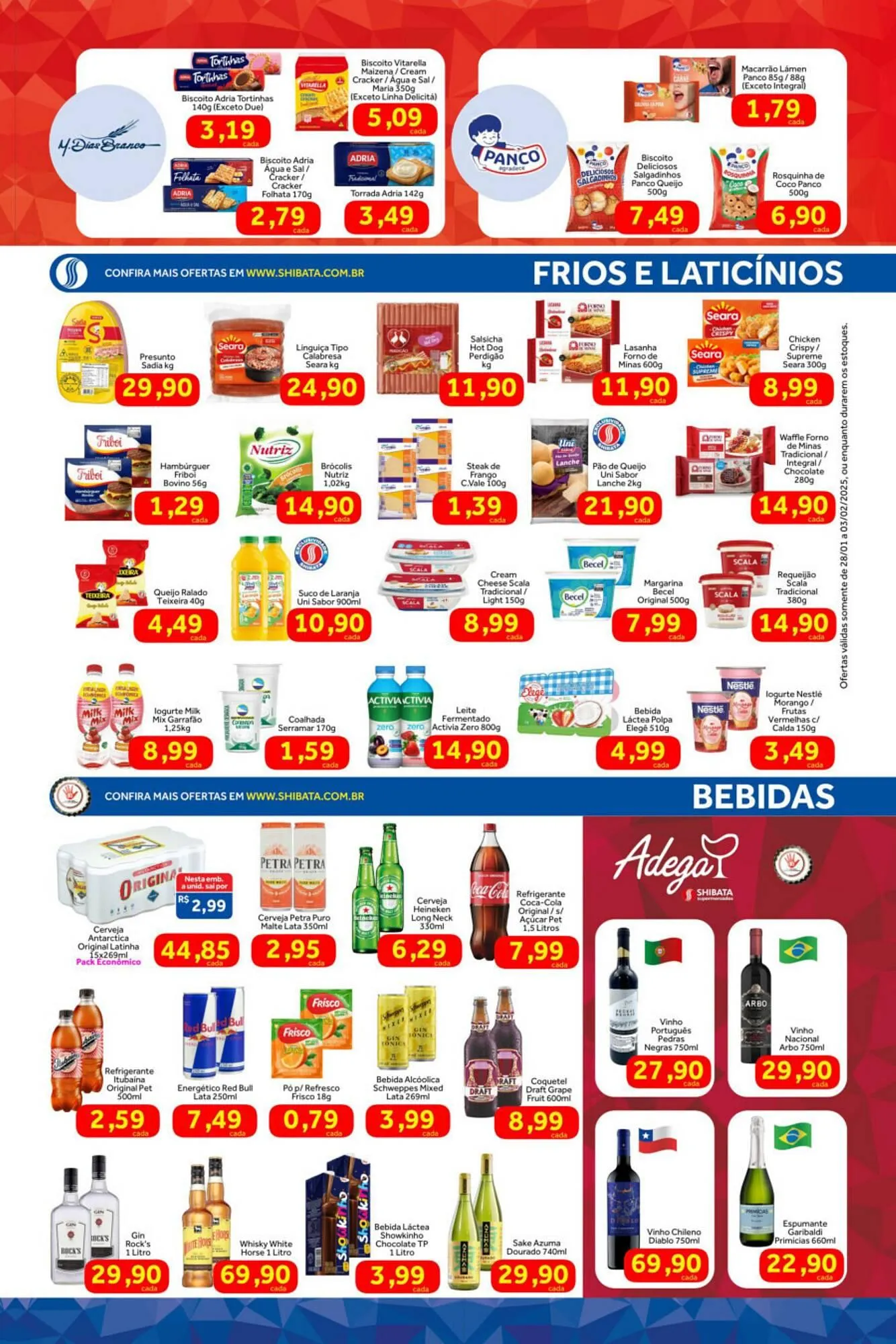 Encarte de Catálogo Shibata Supermercados 27 de janeiro até 3 de fevereiro 2025 - Pagina 3