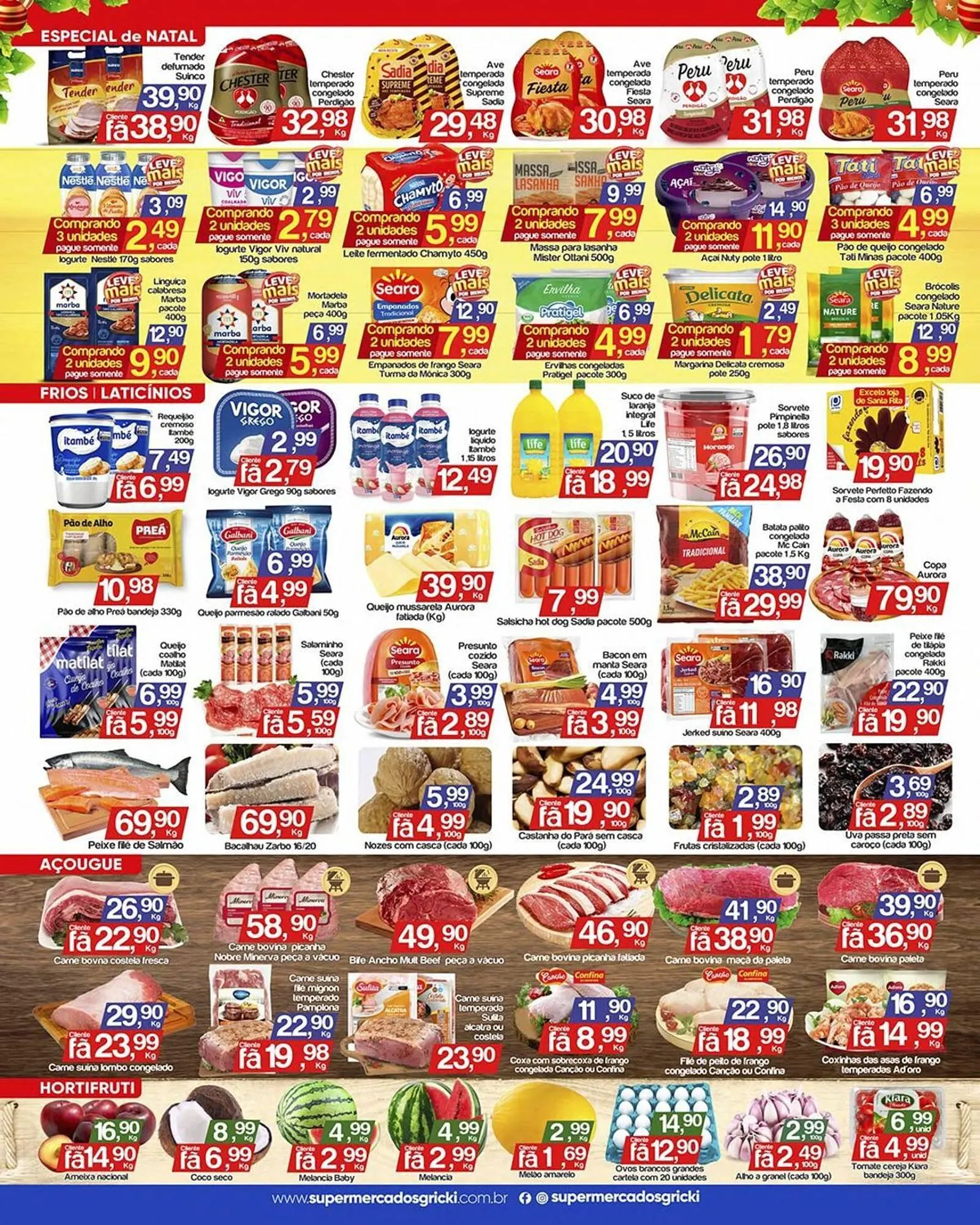 Encarte de Catálogo Supermercados Gricki 19 de dezembro até 21 de dezembro 2025 - Pagina 4