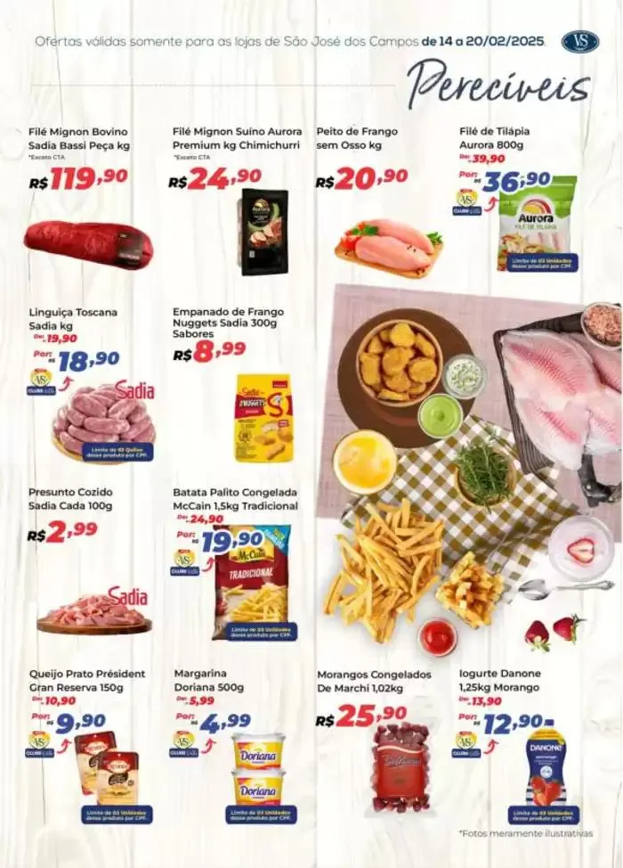 Encarte de Ofertas Villarreal Supermercados 14 de fevereiro até 16 de fevereiro 2025 - Pagina 3