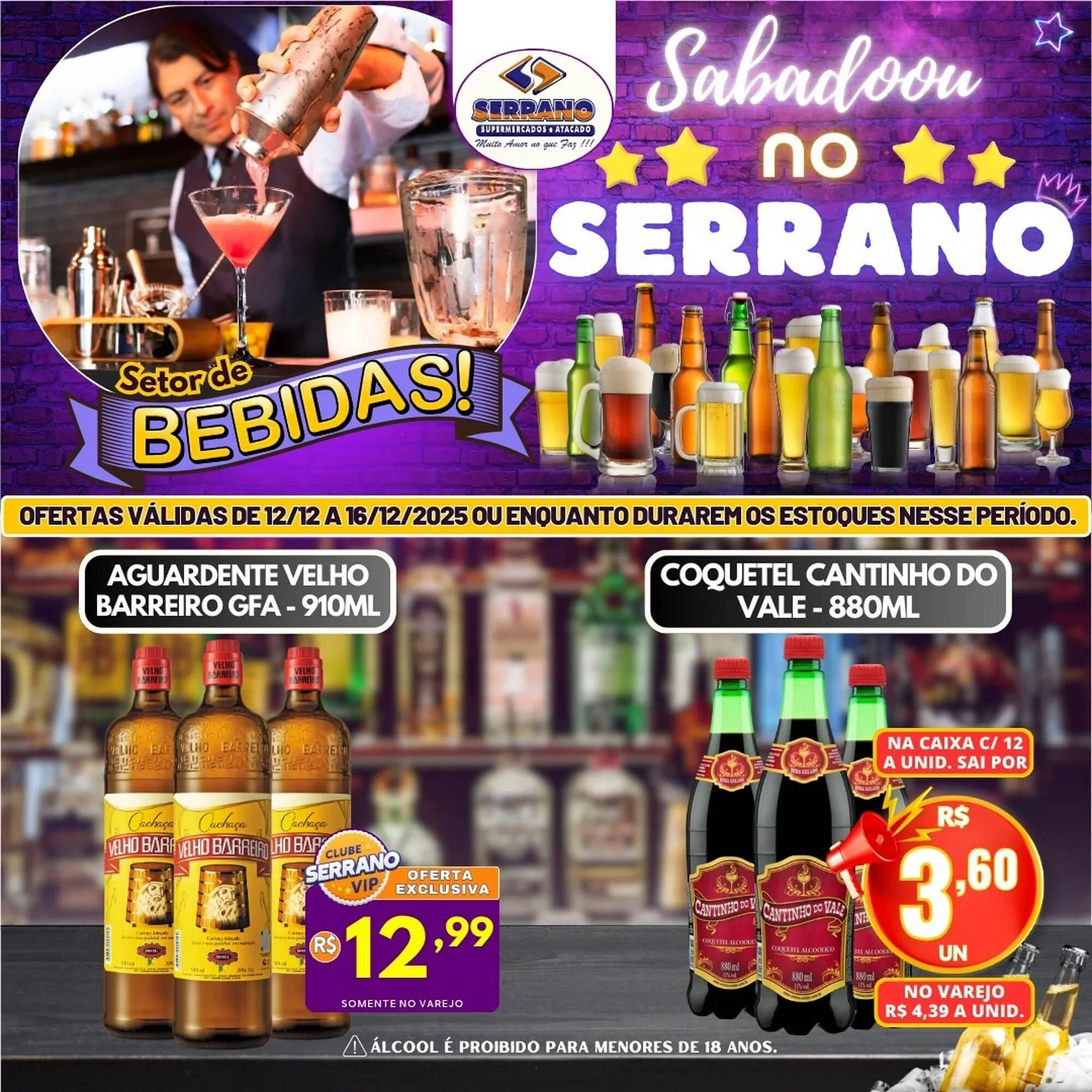 Encarte de Catálogo Serrano Supermercado 12 de dezembro até 16 de dezembro 2025 - Pagina 2