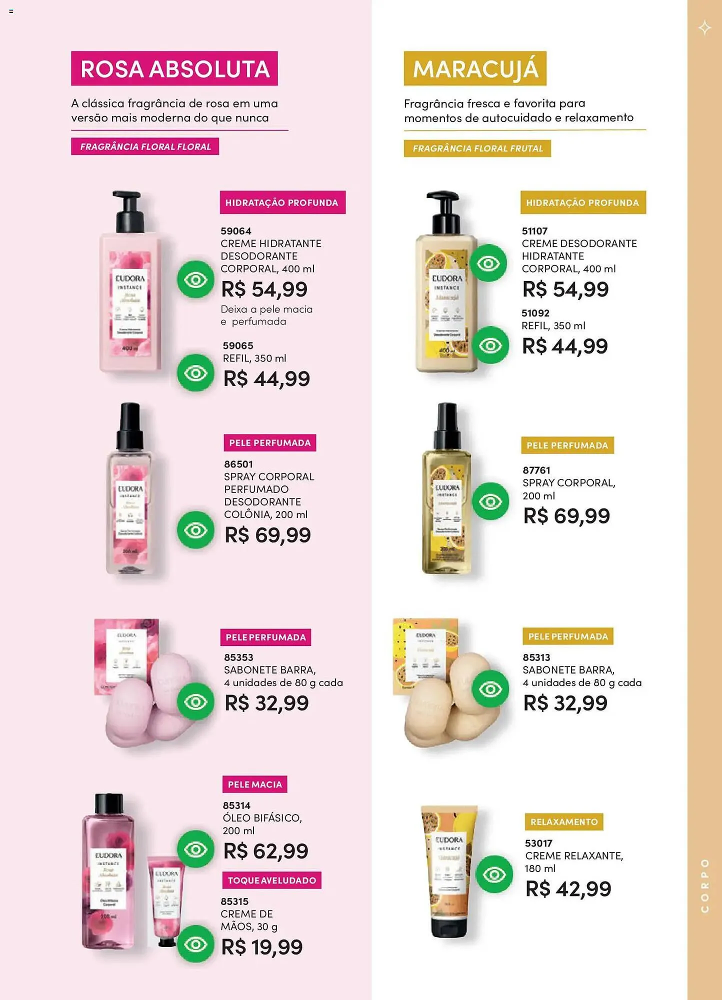 Encarte de Catálogo Eudora 29 de outubro até 27 de novembro 2025 - Pagina 106