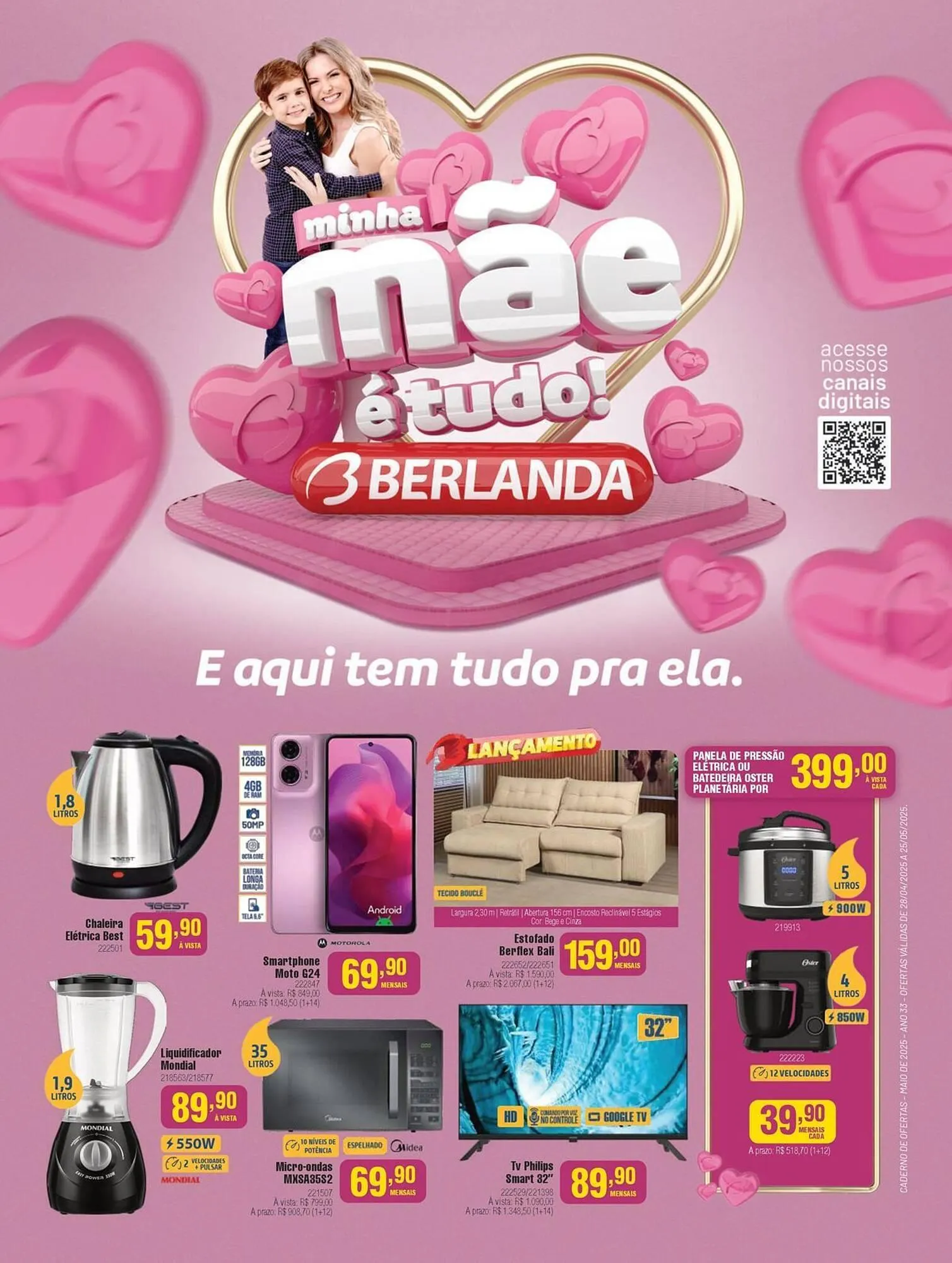 Encarte de Catálogo Berlanda 2 de maio até 25 de maio 2025 - Pagina 1