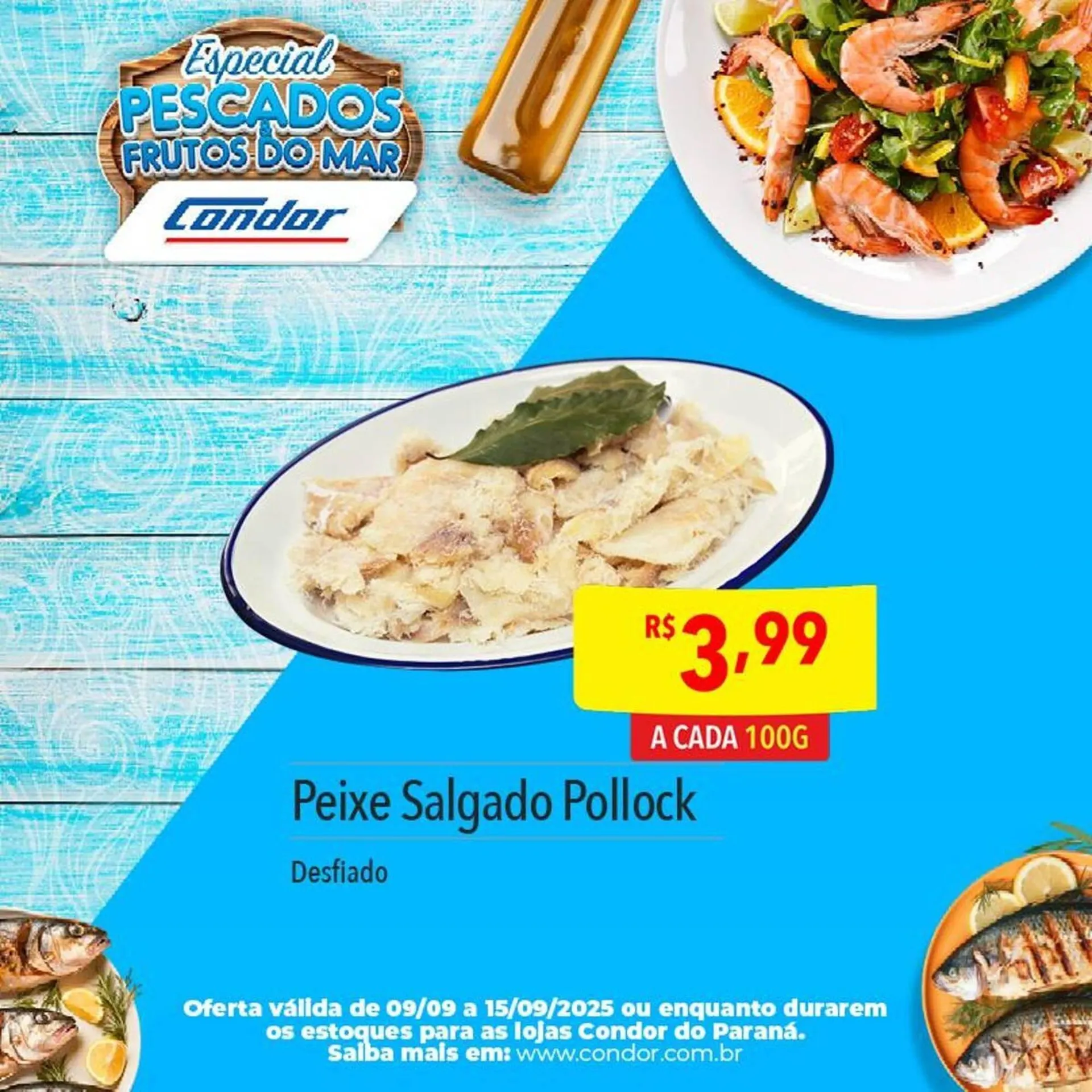 Encarte de Catálogo Supermercados Condor 10 de setembro até 15 de setembro 2025 - Pagina 1