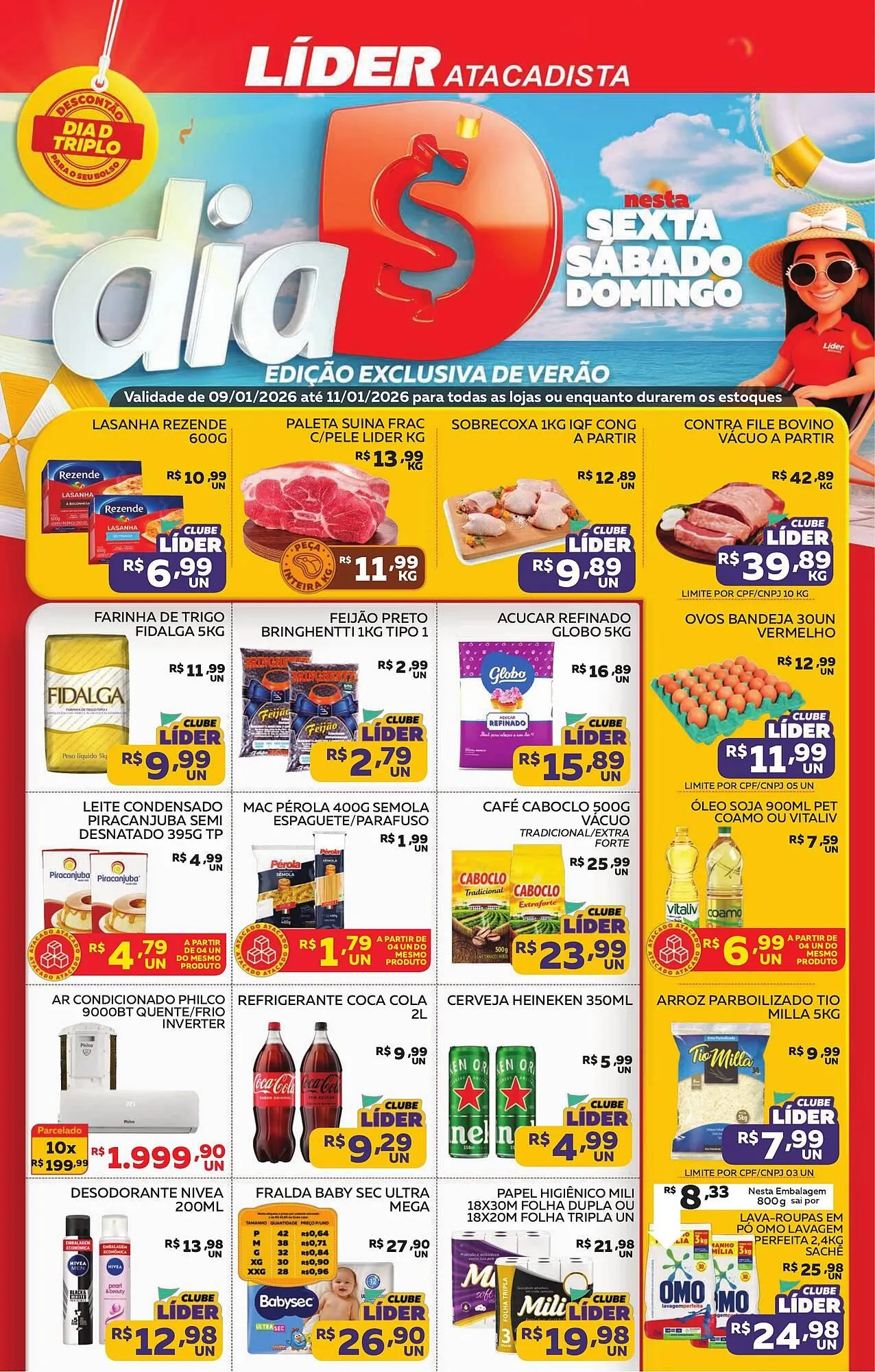 Encarte de Encarte Lider Atacadista 9 de janeiro até 11 de janeiro 2026 - Pagina 1