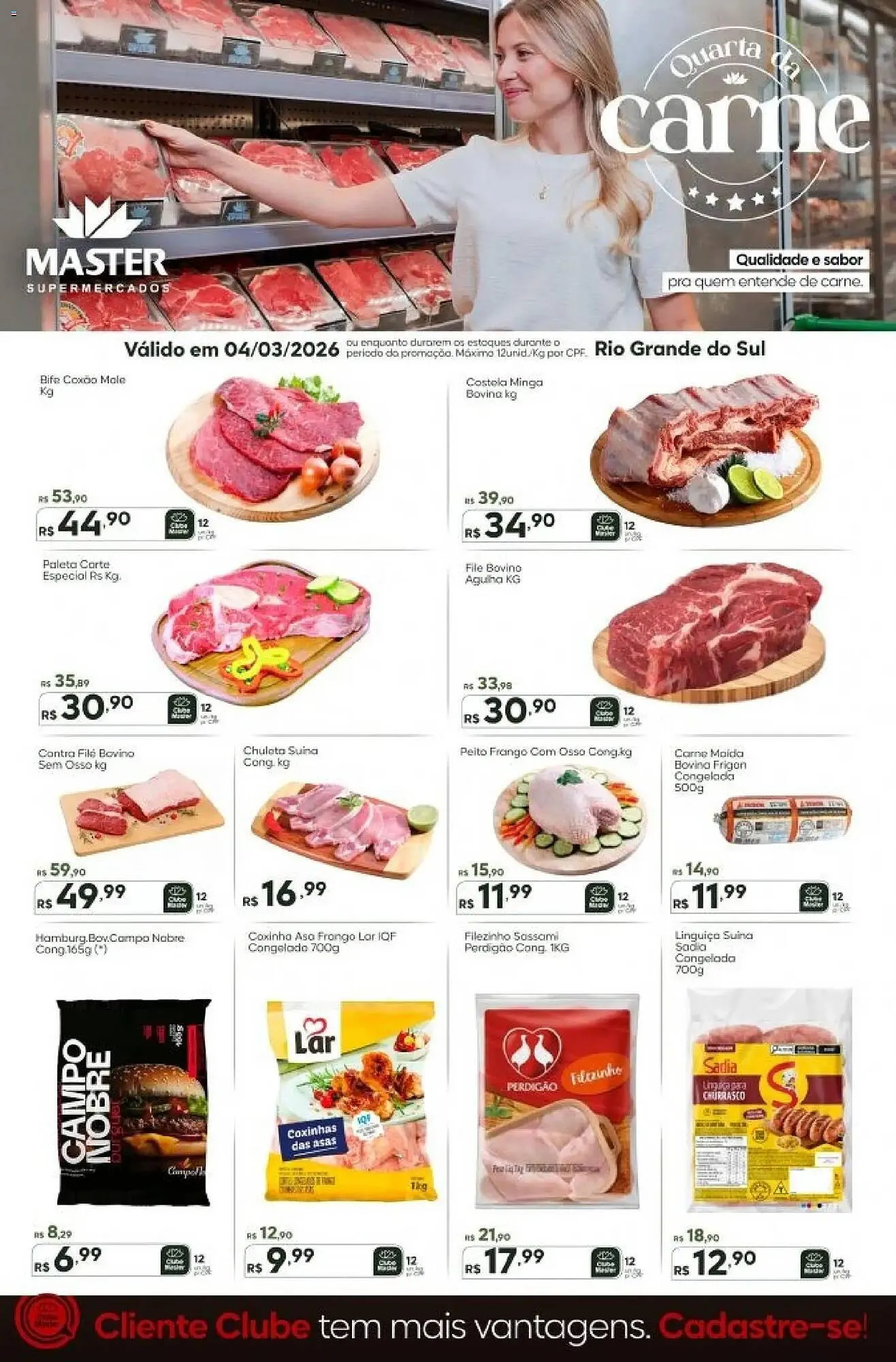 Encarte de Folheto Master Supermercados 4 de março até 4 de março 2026 - Pagina 1
