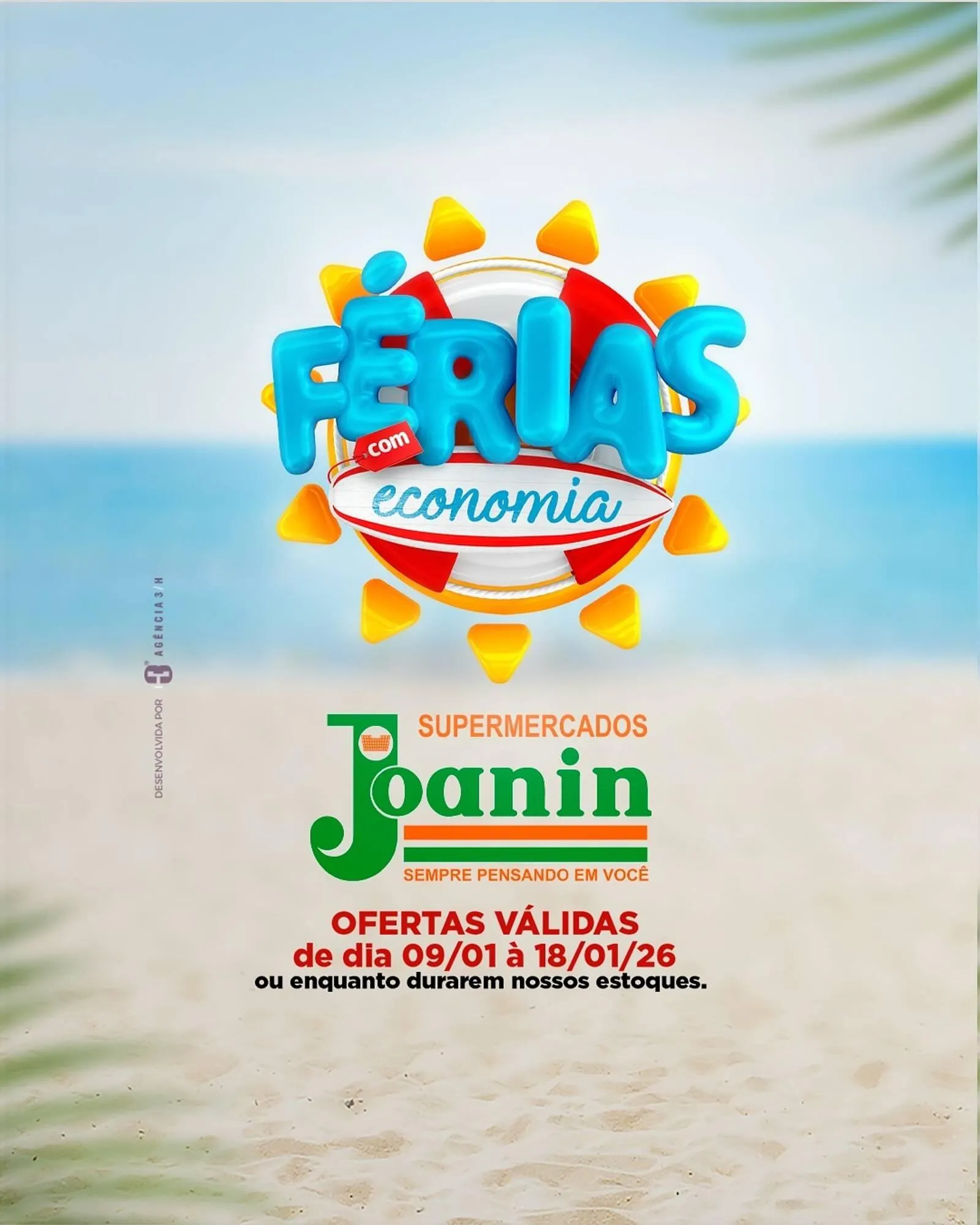 Encarte de Catálogo Supermercados Joanin 9 de janeiro até 18 de janeiro 2026 - Pagina 1