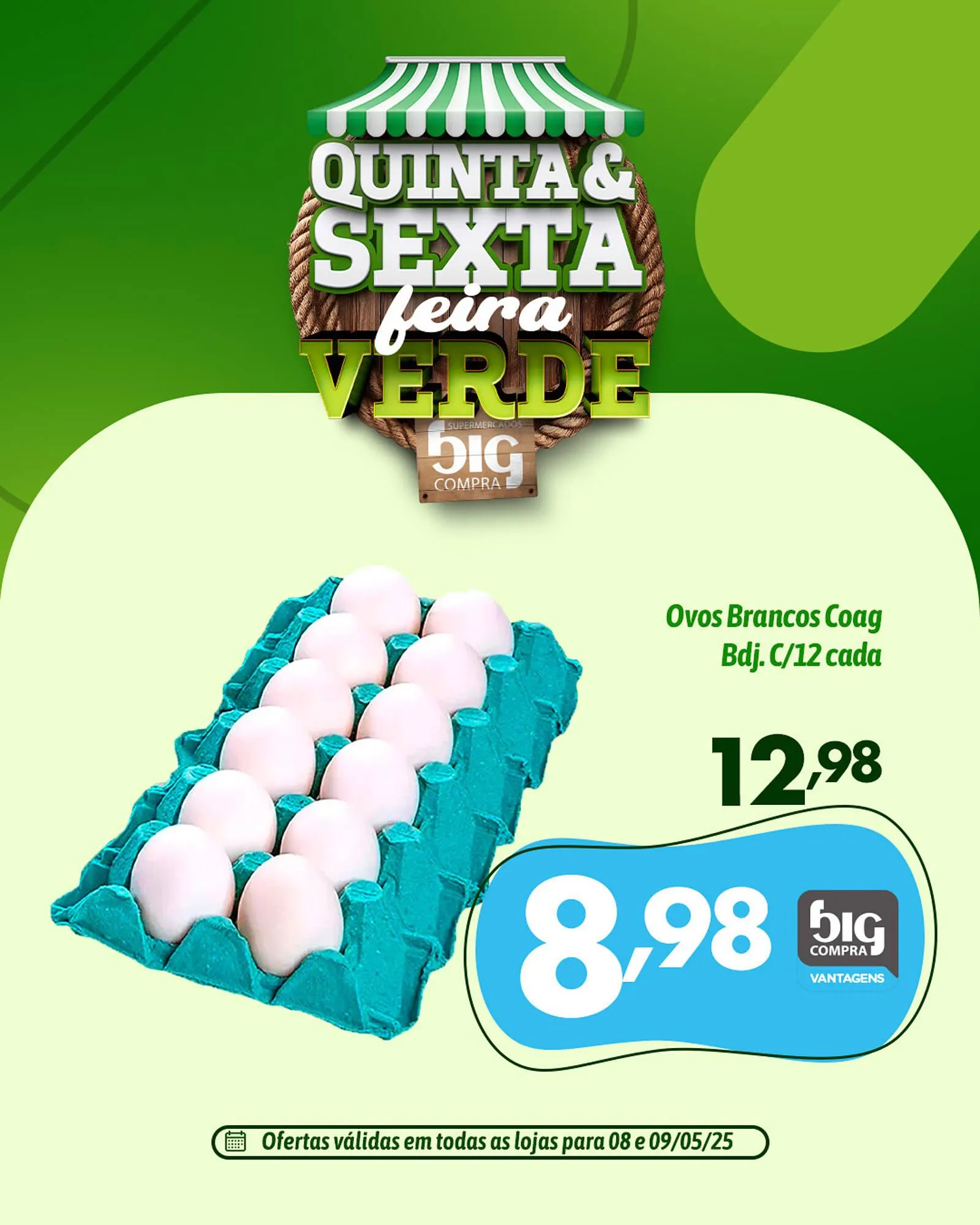 Encarte de Catálogo Supermercados Big Compra 8 de maio até 9 de maio 2025 - Pagina 1