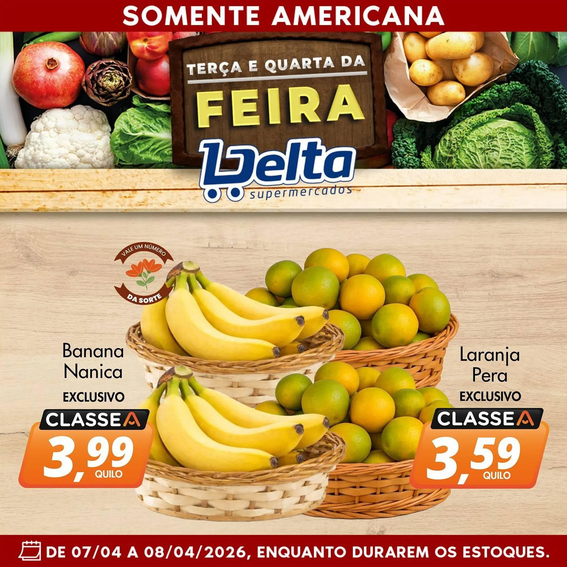 Encarte de Catálogo Delta Supermercados 7 de abril até 8 de abril 2026 - Pagina 1