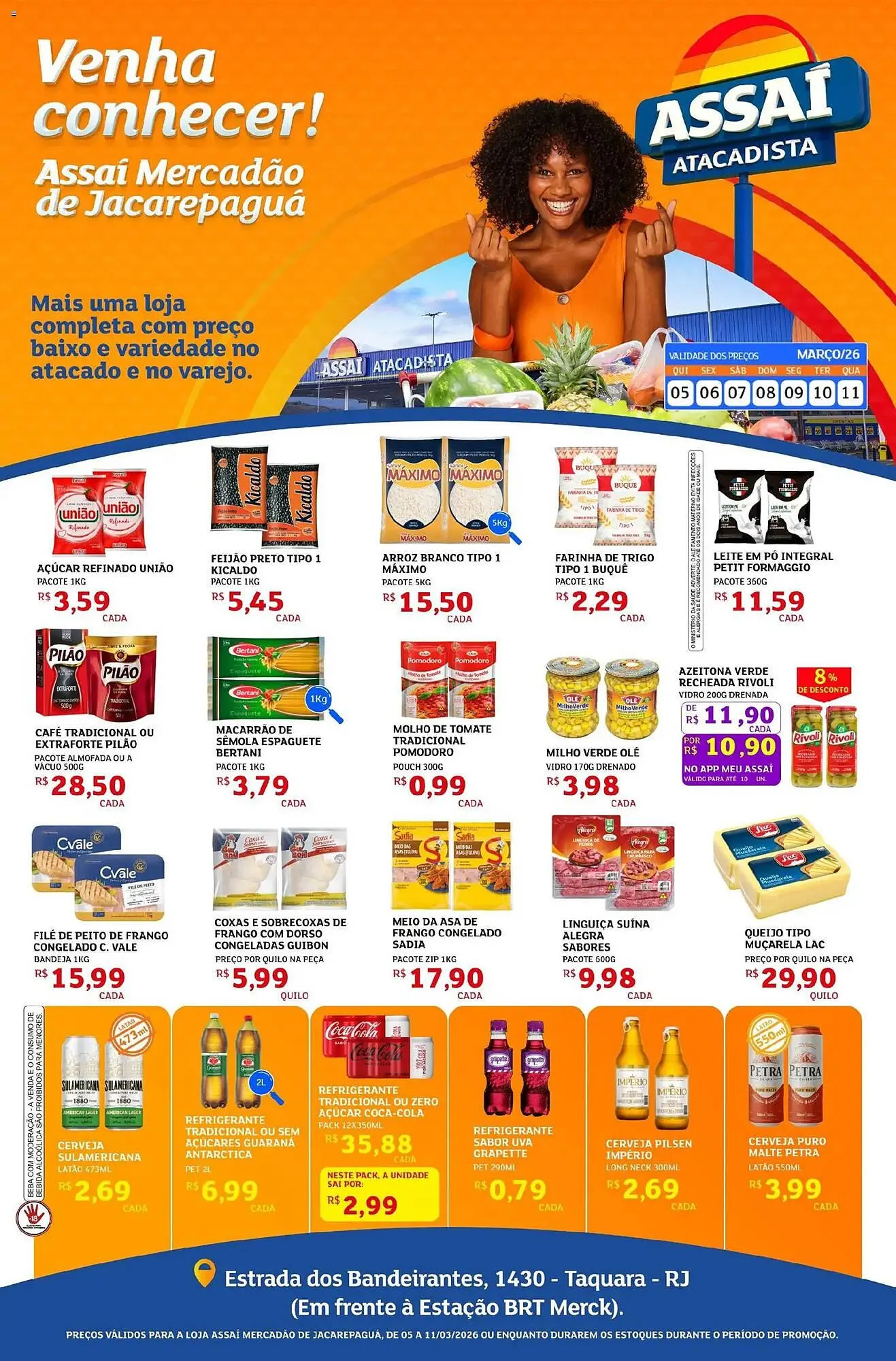Encarte de Encarte Assaí Atacadista 5 de março até 11 de março 2026 - Pagina 1