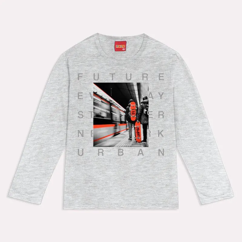 Camiseta Infantil Menino Kyly