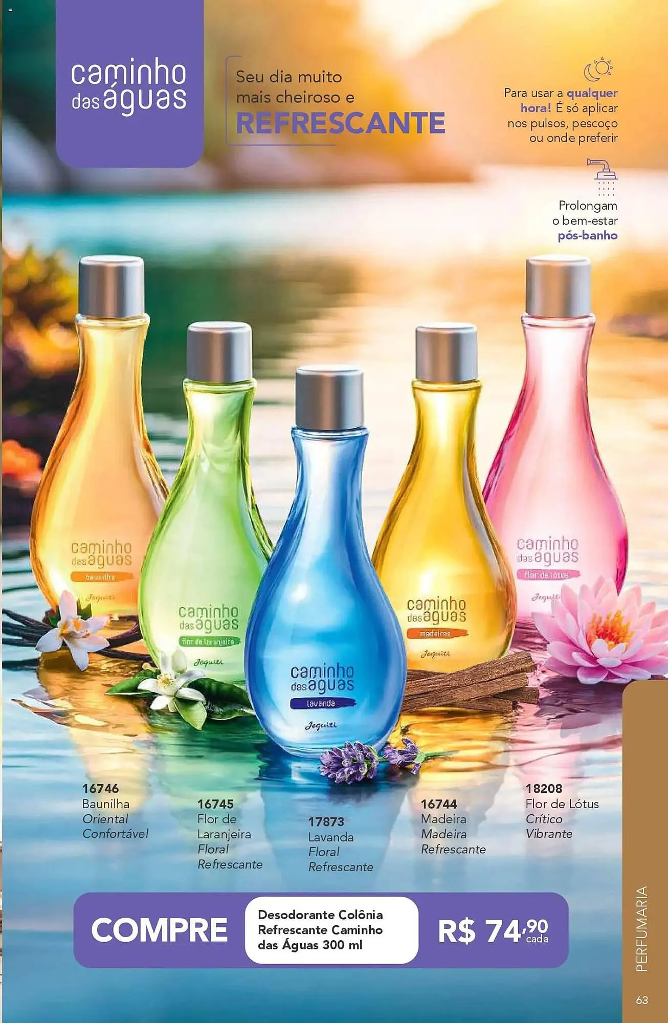 Encarte de Catálogo Jequiti 6 de março até 3 de abril 2026 - Pagina 63