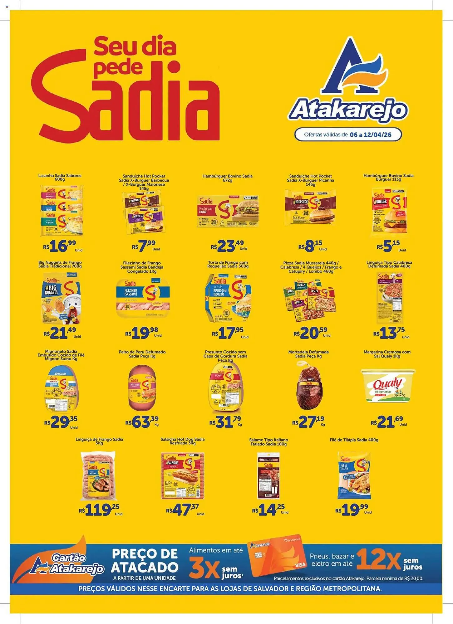 Encarte de Encarte Atakarejo 7 de abril até 12 de abril 2026 - Pagina 1