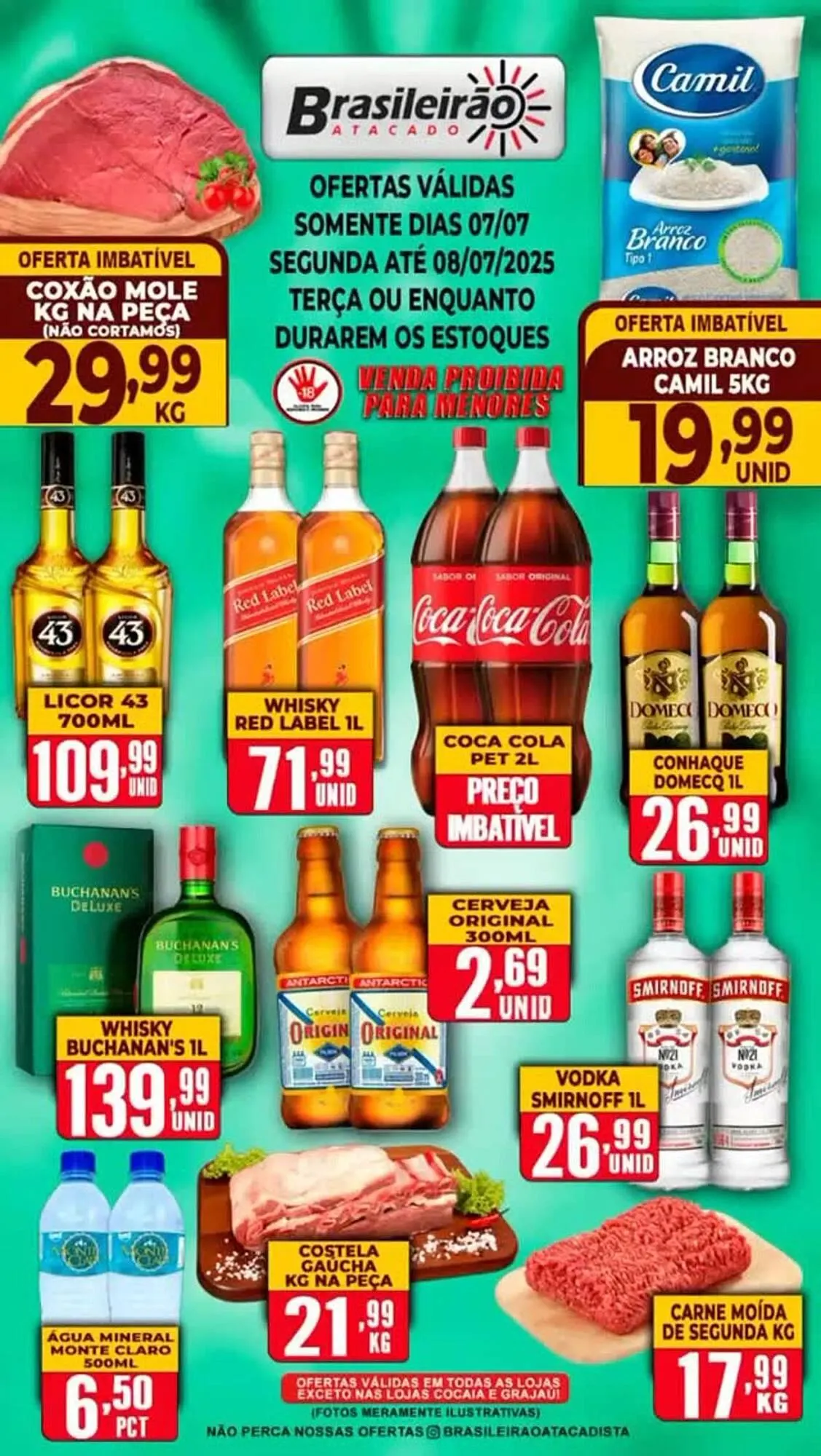 Encarte de Catálogo Brasileirão Atacado 7 de julho até 8 de julho 2025 - Pagina 1