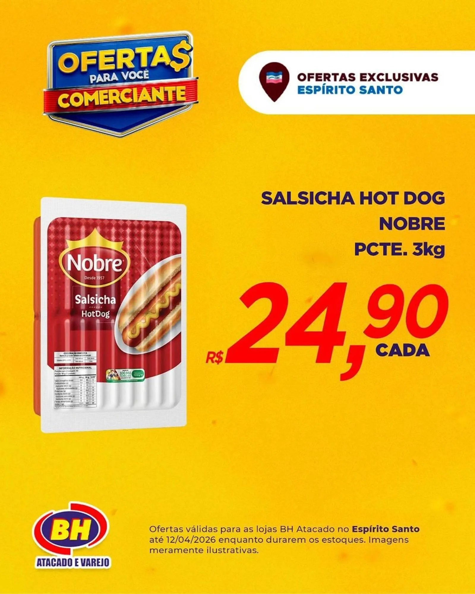 Encarte de Folheto Supermercados BH 8 de abril até 12 de abril 2026 - Pagina 1