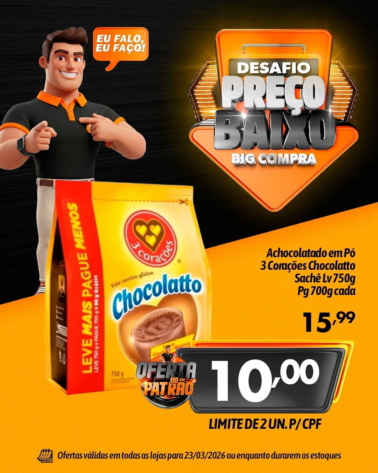 Encarte de Catálogo Supermercados Big Compra 23 de março até 23 de março 2026 - Pagina 3