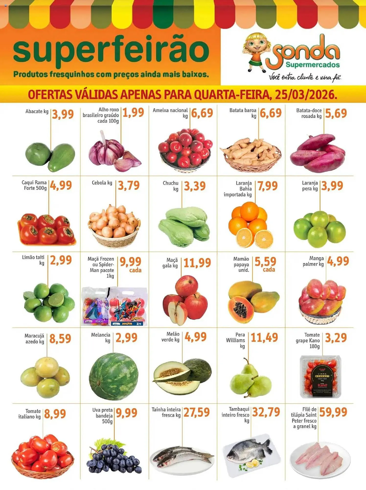 Encarte de Folheto Sonda 25 de março até 26 de março 2026 - Pagina 1