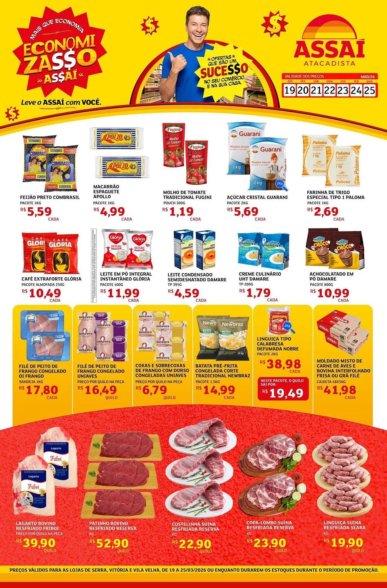 Encarte de Encarte Assaí Atacadista 20 de março até 25 de março 2026 - Pagina 1