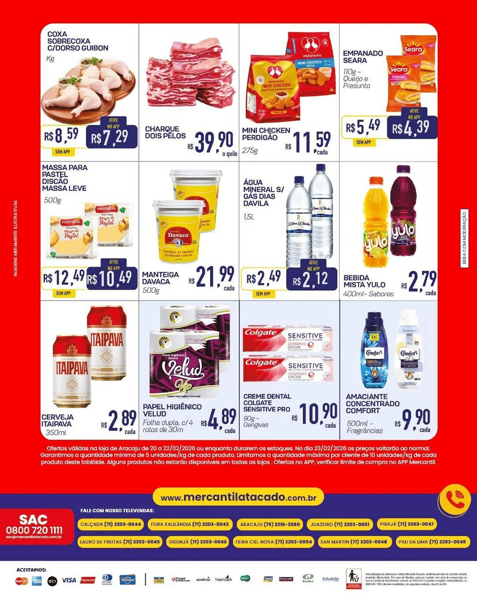 Encarte de Folheto Mercantil Rodrigues 20 de fevereiro até 22 de fevereiro 2026 - Pagina 2