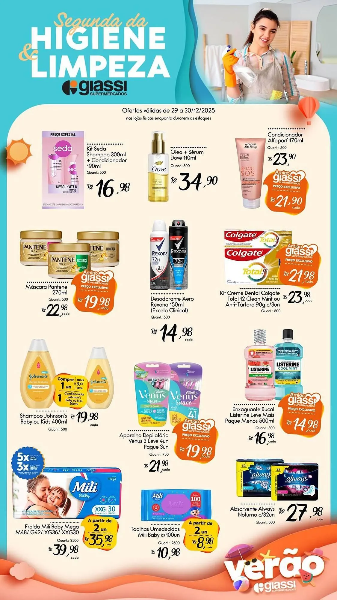 Encarte de Encarte Giassi Supermercados 29 de dezembro até 30 de dezembro 2025 - Pagina 1