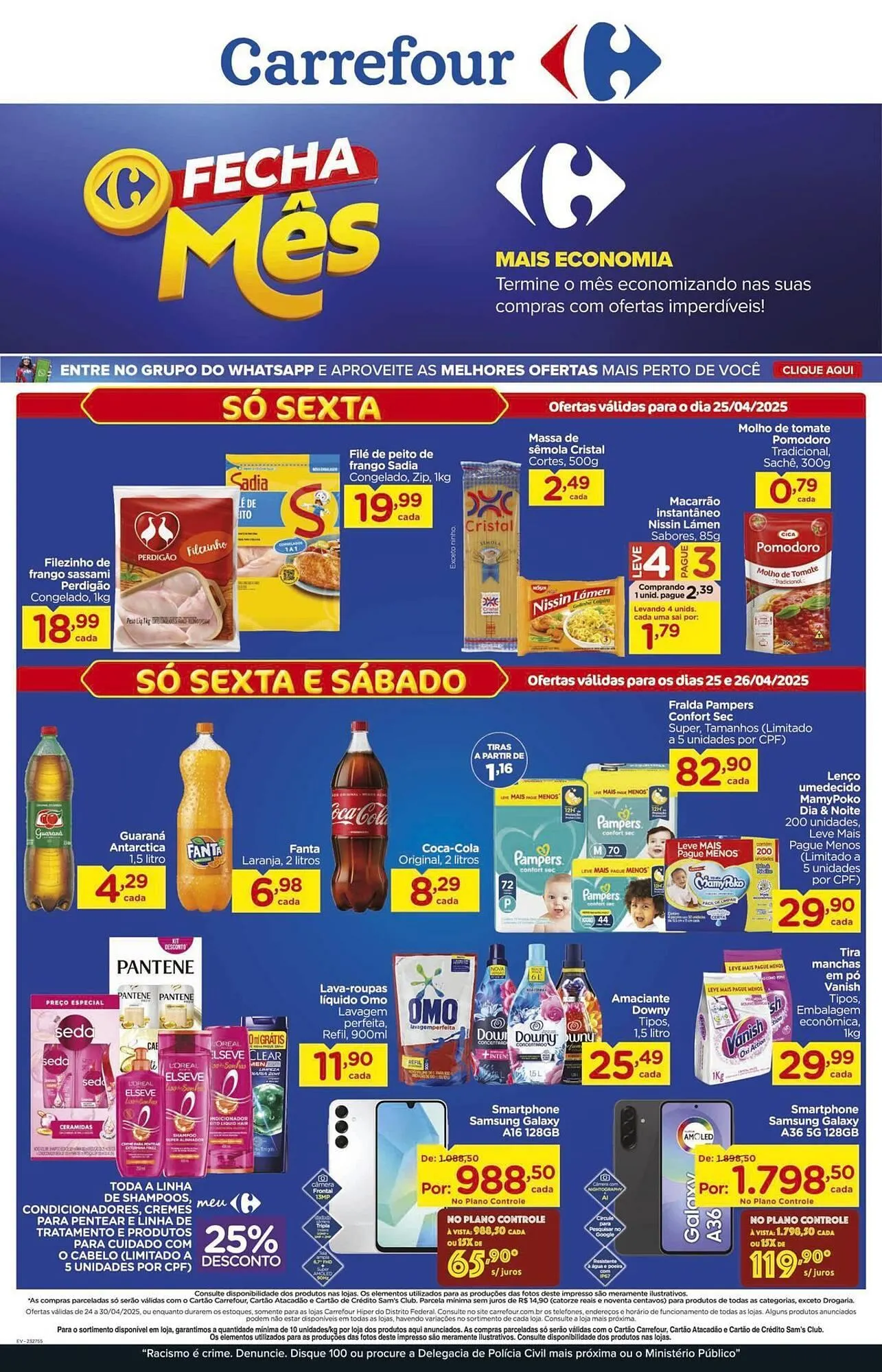 Encarte de Catálogo Carrefour 24 de abril até 30 de abril 2025 - Pagina 1