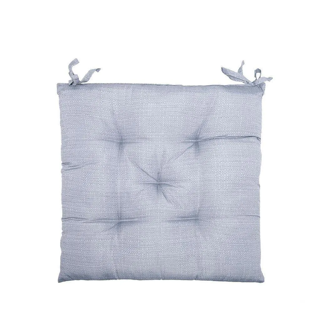 Assento Futton 40X40cm Havan - Linho Cinza