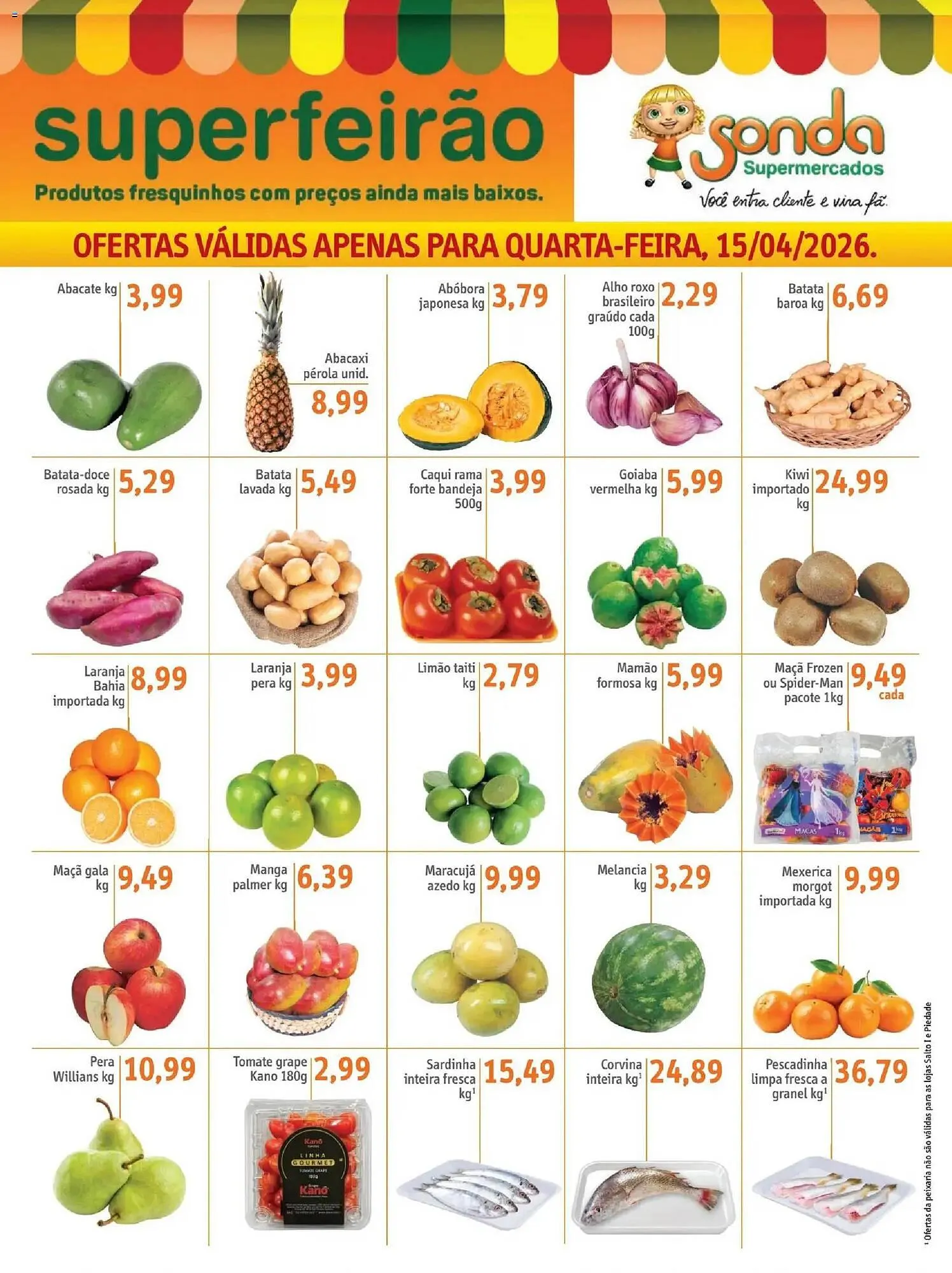 Encarte de Folheto Sonda 15 de abril até 15 de abril 2026 - Pagina 1