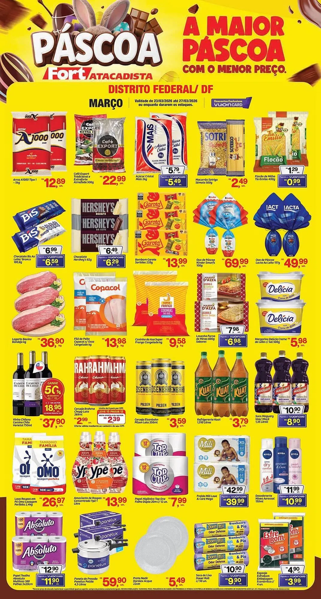 Encarte de Tabloide Fort Atacadista 23 de março até 27 de março 2026 - Pagina 1